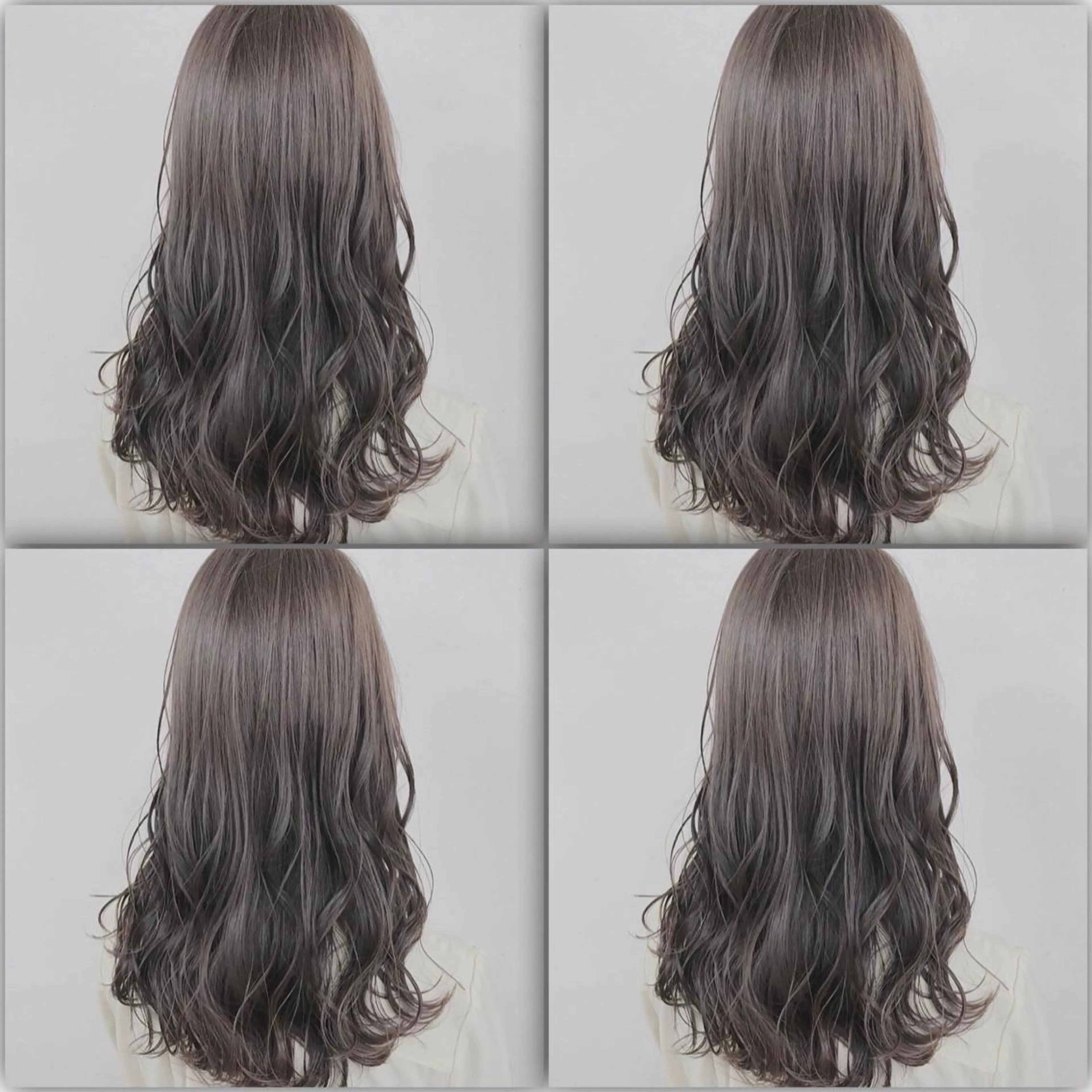 ロング ケアブリーチ 韓国レイヤーKYONのヘアスタイル