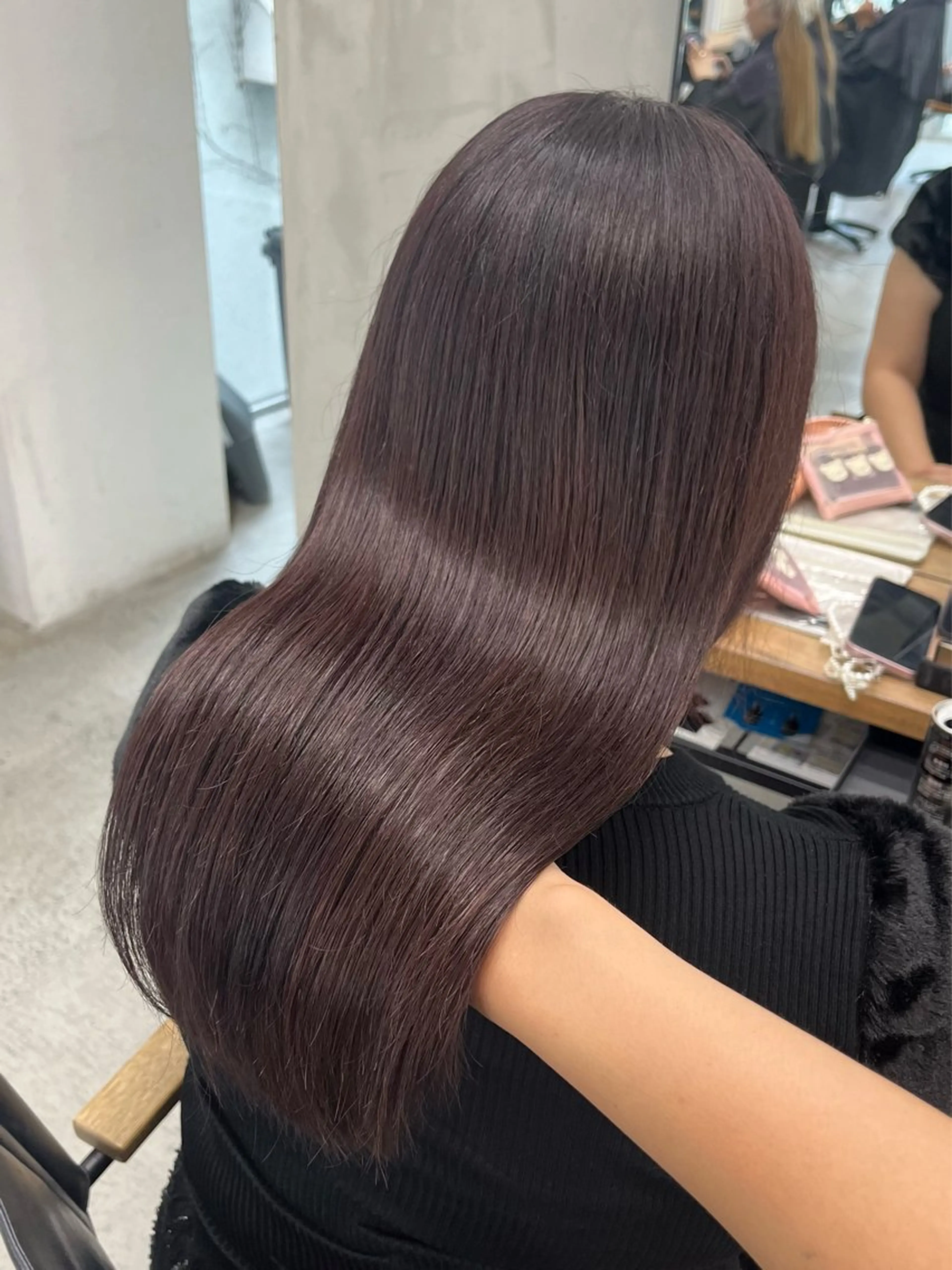 ロング カラー ヘアアレンジ グレージュ ラベンダーカラー ラベンダーグレージュ ラベンダーグレー 🫧透明感カラー/ ナルハ🫧のヘアスタイル