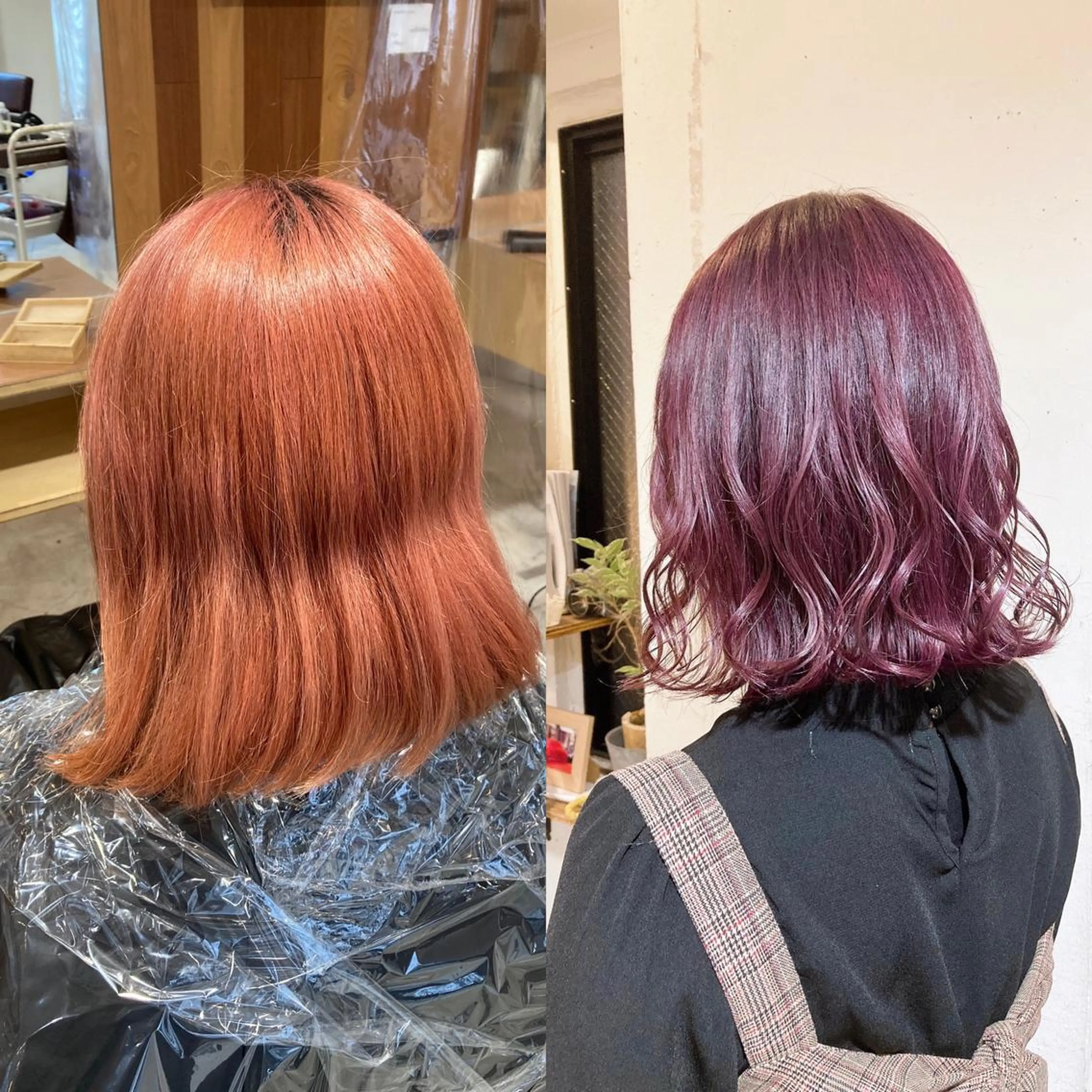 カラー ブリーチ ピンクカラー バイオレットカラー ヘアカラー トリートメント 💗モテ髪 ハイトーンあや💗のヘアスタイル