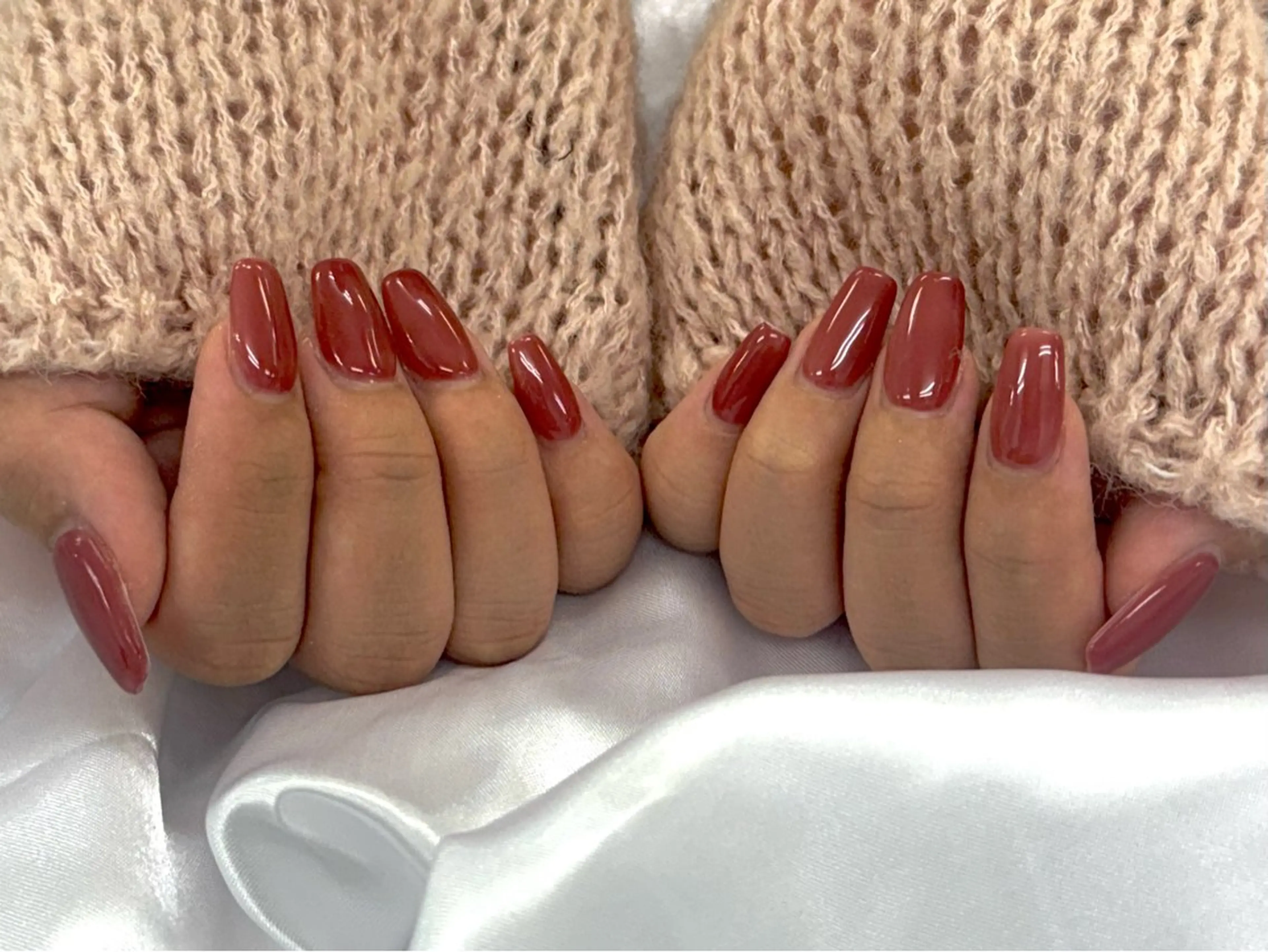 【ハンド/オフなし】スカルプ長さだしワンカラーの写真