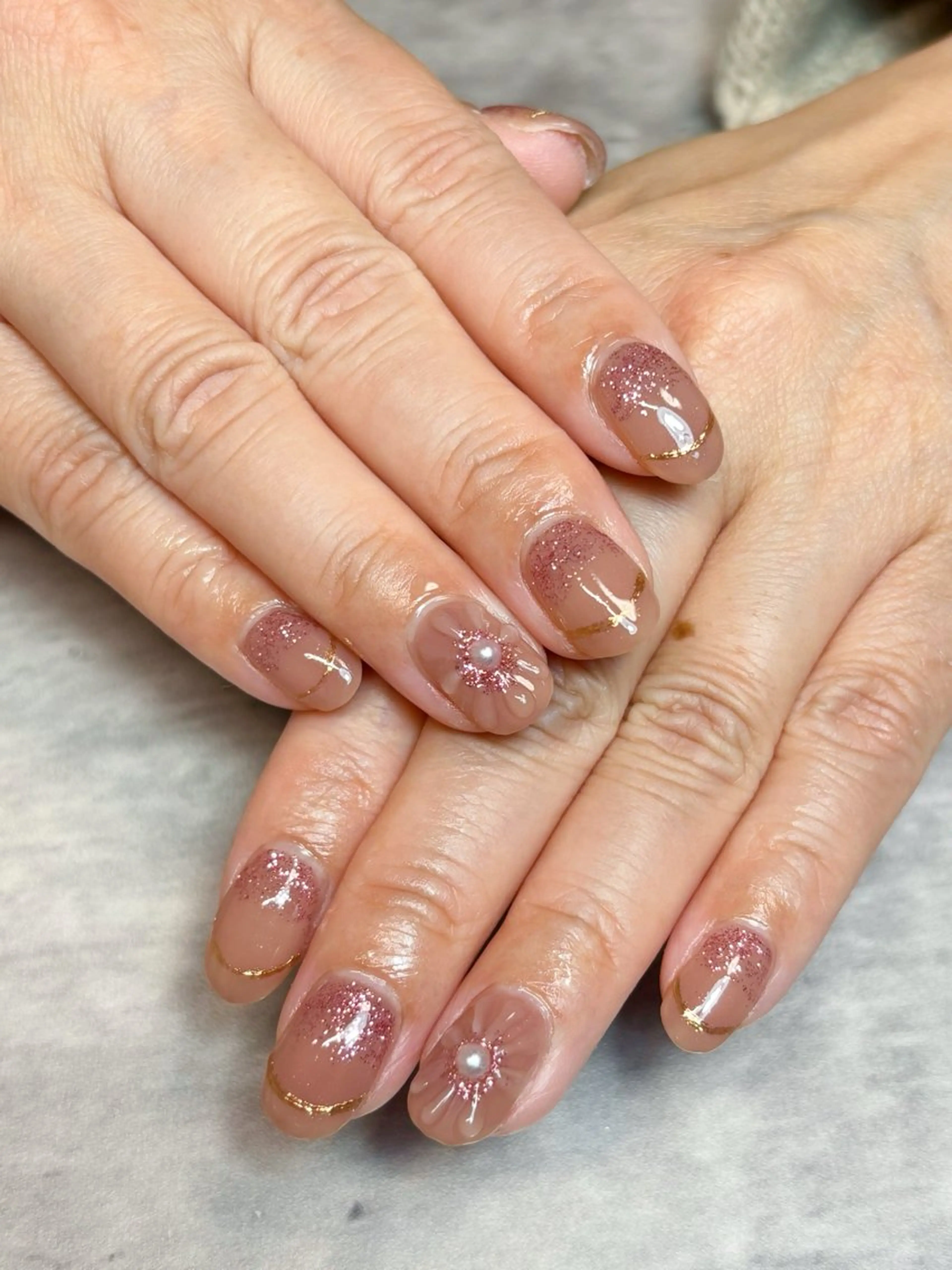 ネイル フラワーネイル ハンドネイル nail salon epeのネイルデザイン