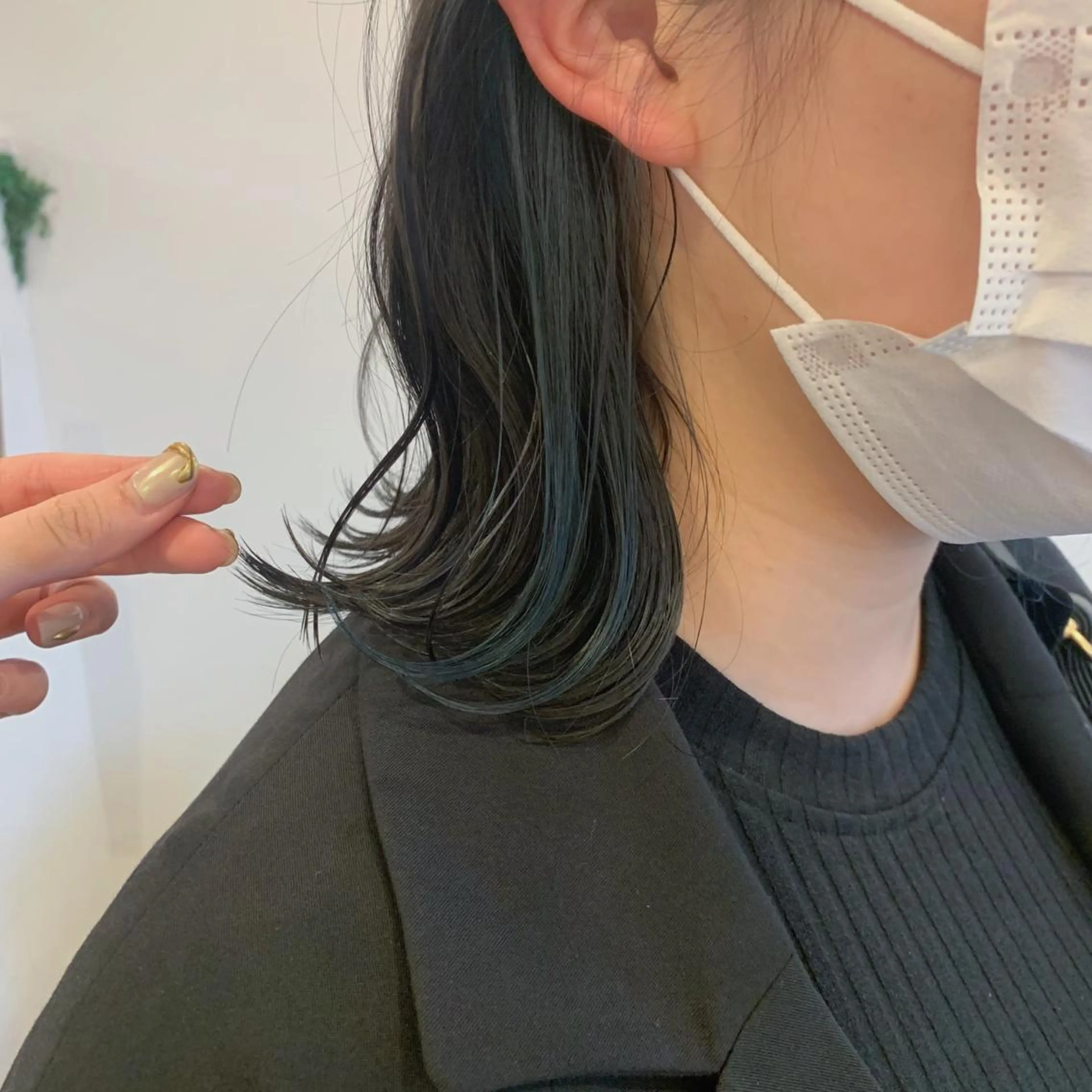 ミディアム カラー ブリーチ ブルーカラー ヘアカラー m ā l o.🌷 サカモトマイコのヘアスタイル