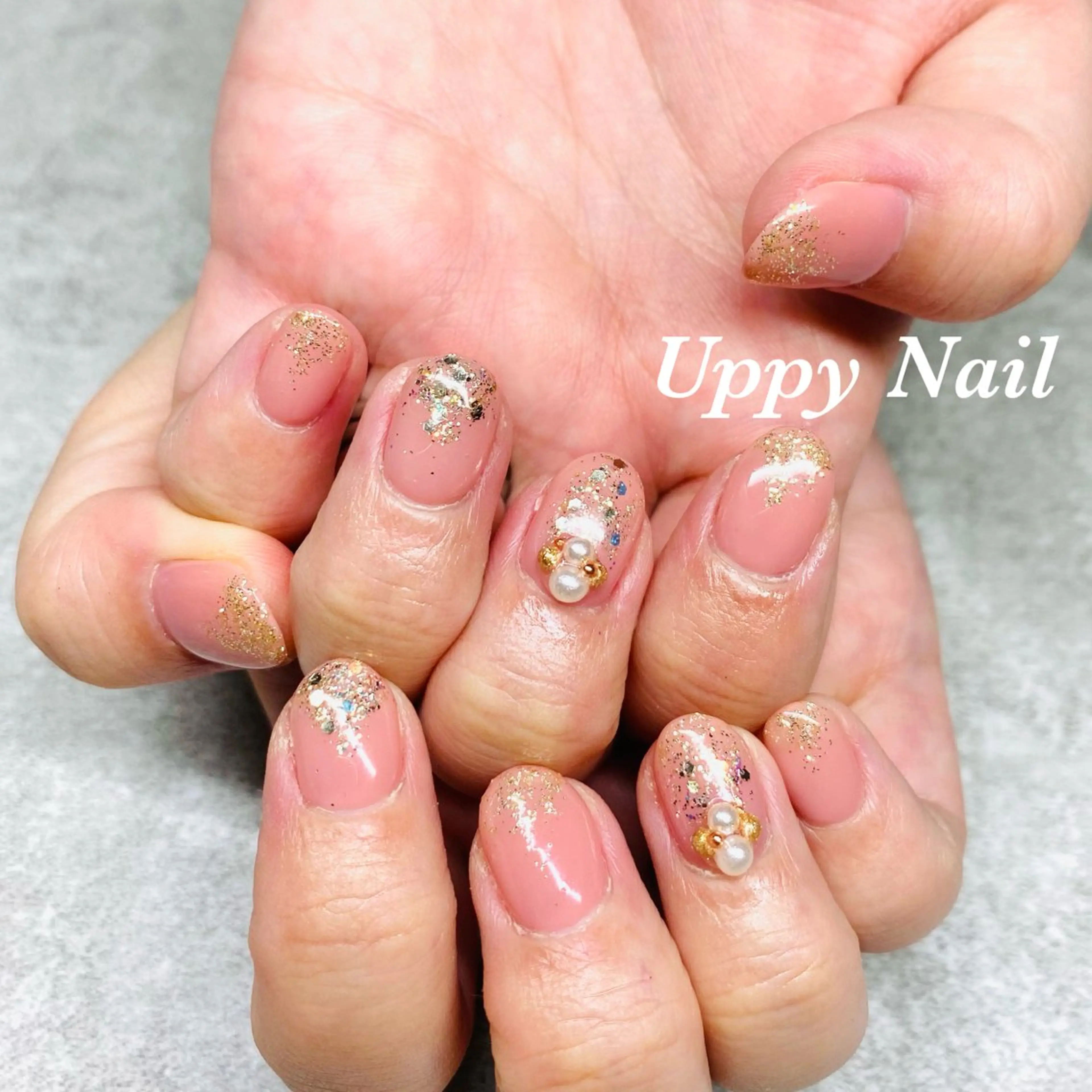 ネイル 持ち込み ハンドネイル Uppy Nail ukyoのネイルデザイン