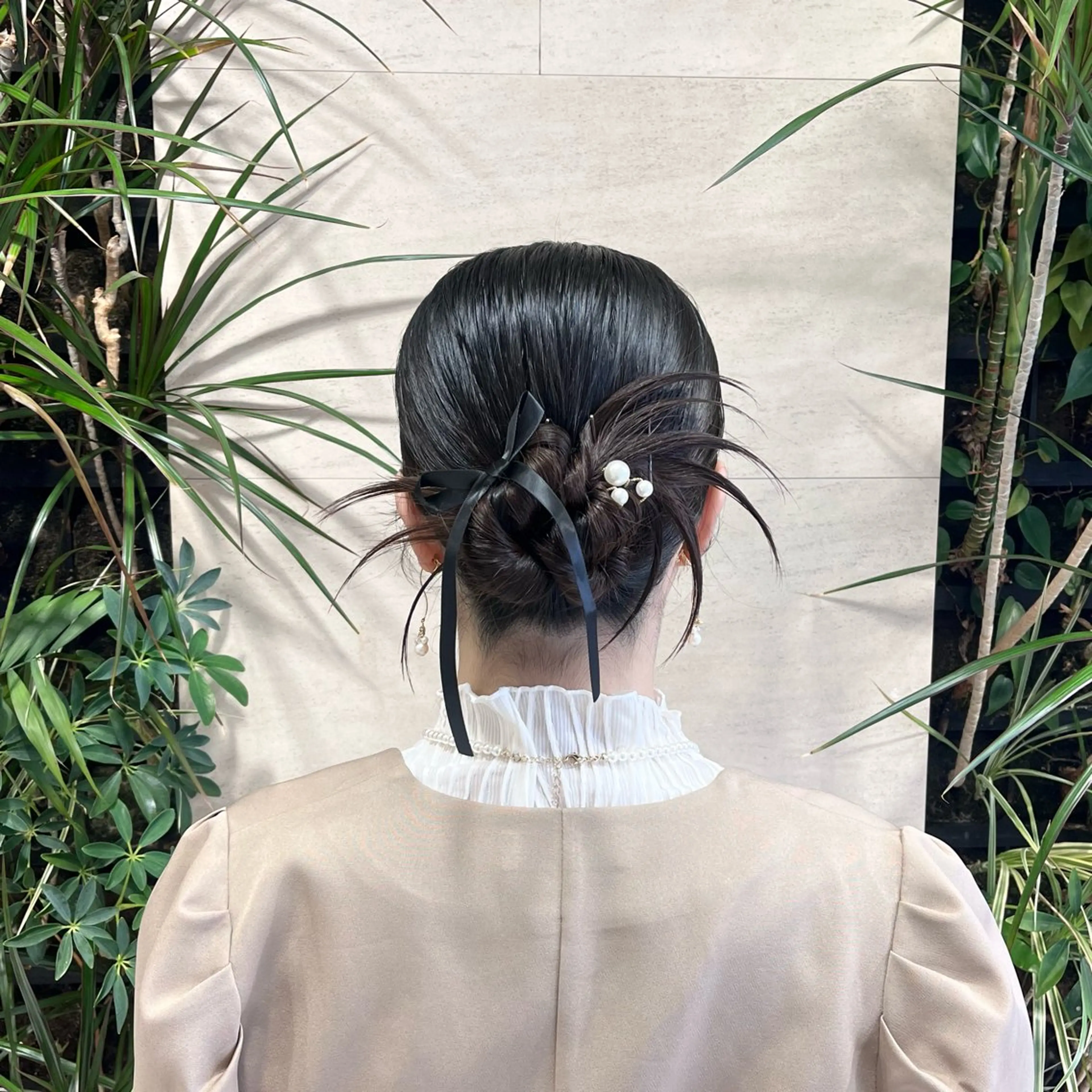 セミロング ヘアセット ヘアアレンジ /ネイル/美波のネイルデザイン