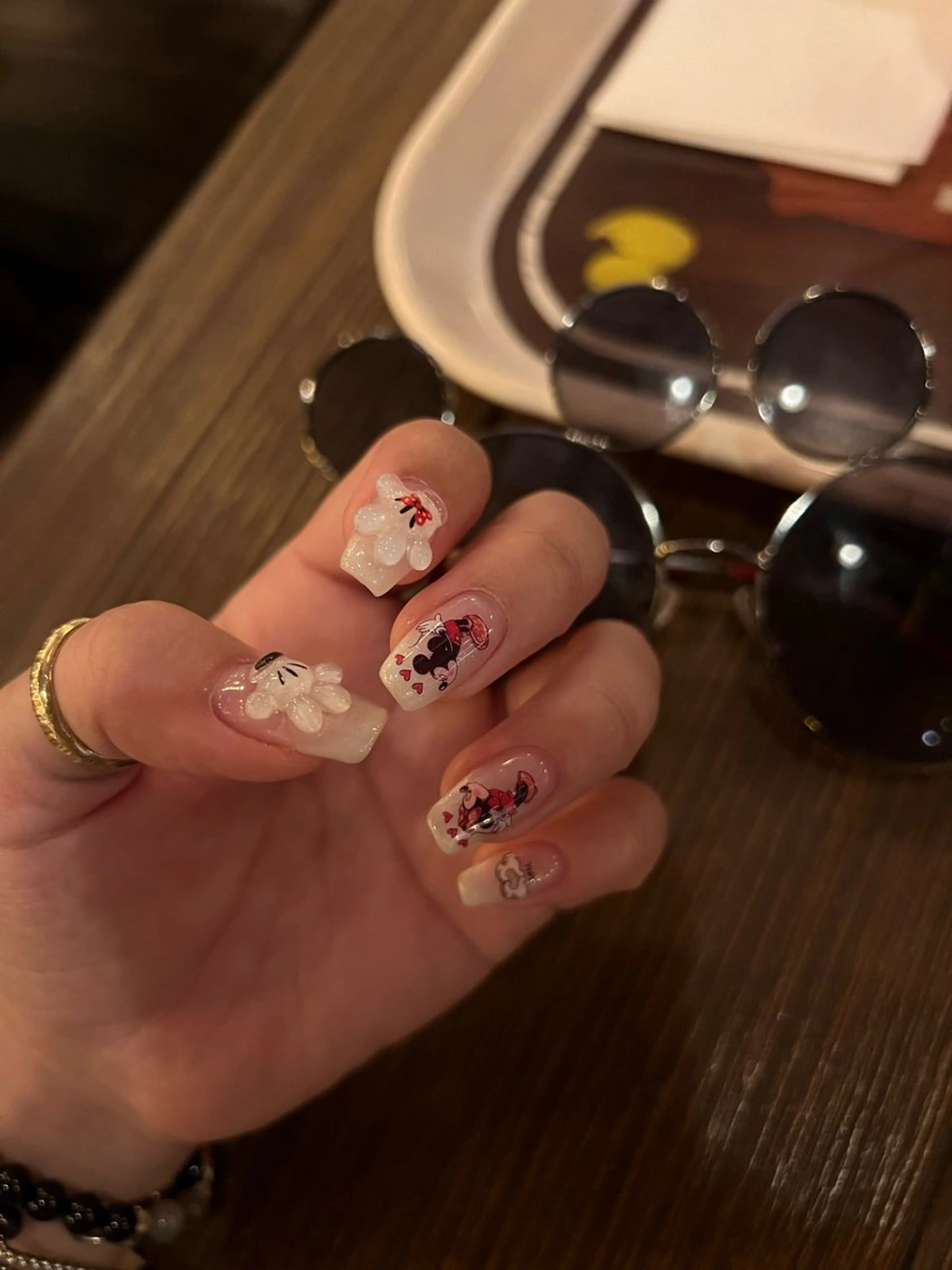 ネイル ジェルネイル マグネットネイル ニュアンスネイル パラジェル リボン ハンドネイル ハンドケア Bana_ Nailのネイルデザイン