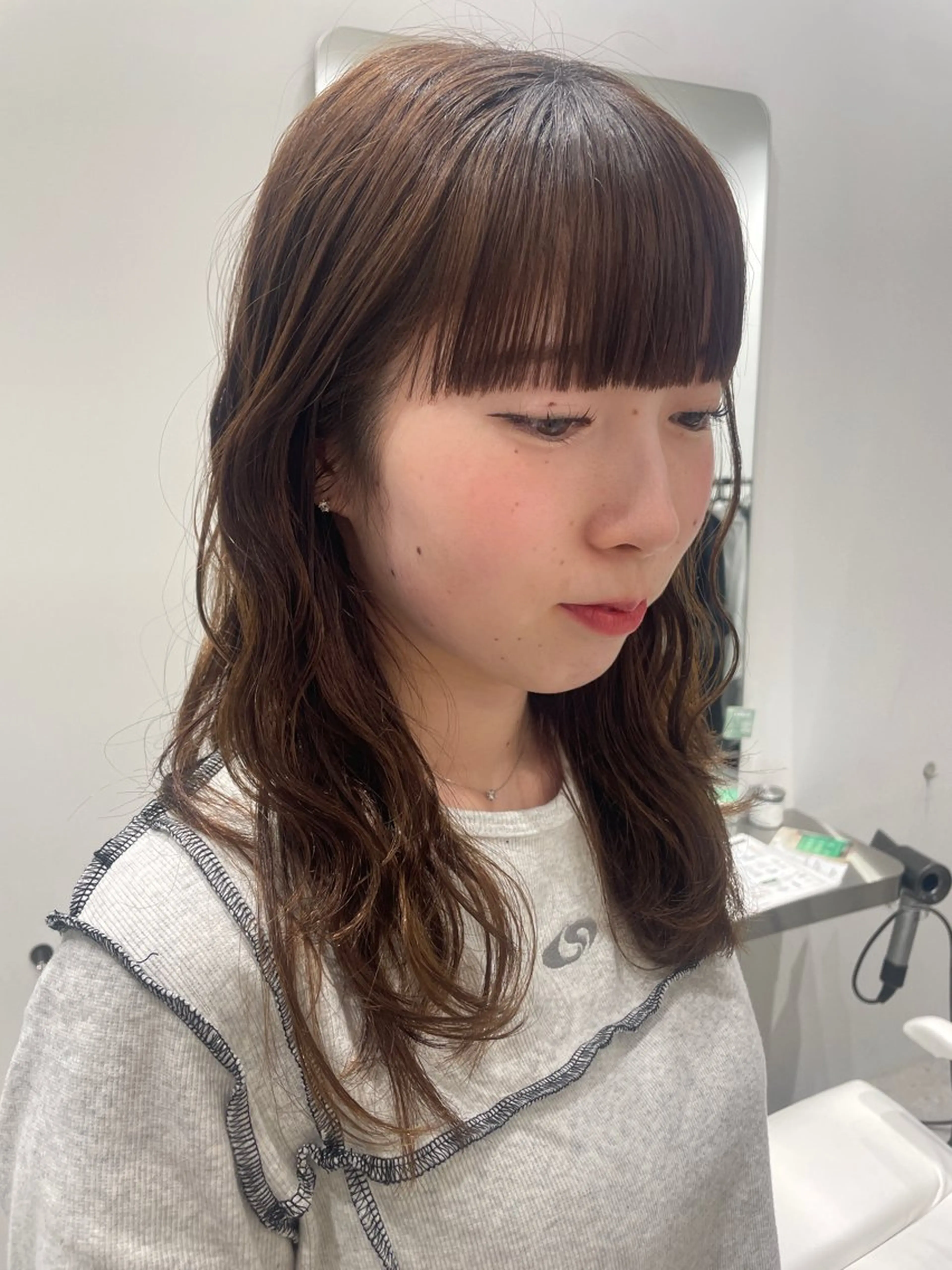 セミロング カット Lyuck所属・艶カラー ⋆✦ HIROMIのヘアスタイル