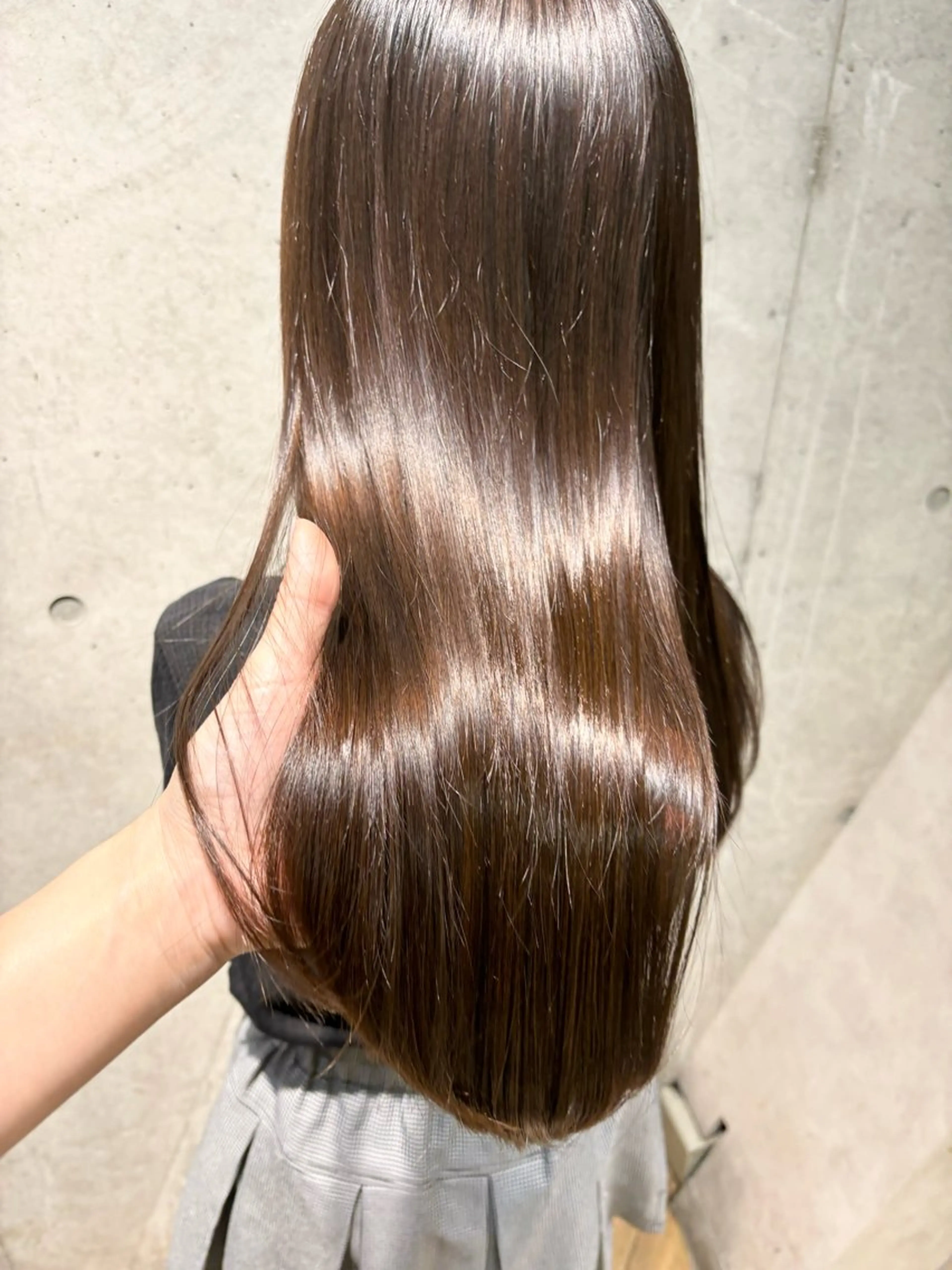 ロング 坂野 結子のヘアスタイル