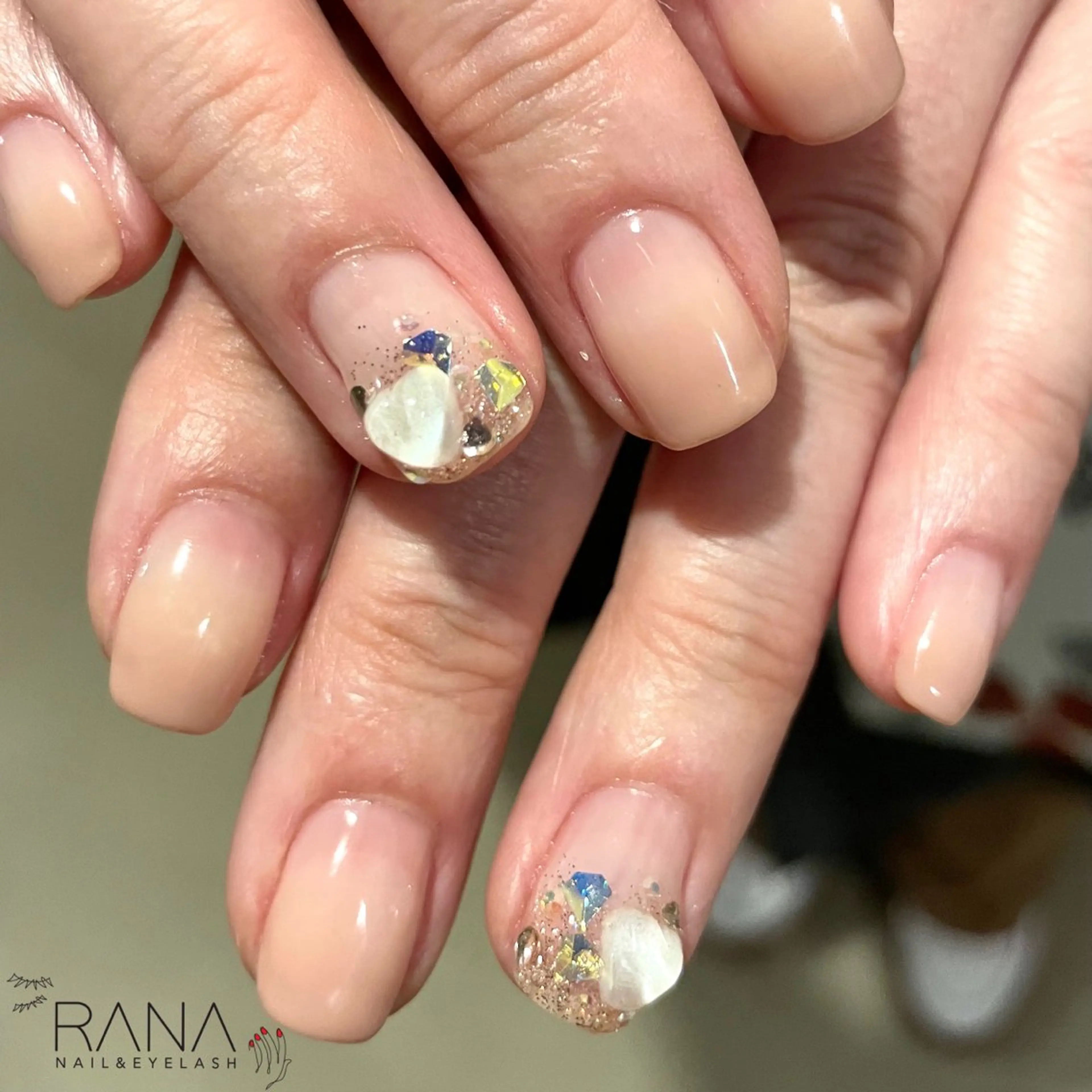 ネイル ハンドネイル Nail eyelash Rana所属・Konno🕊️ 【Rana】のネイルデザイン