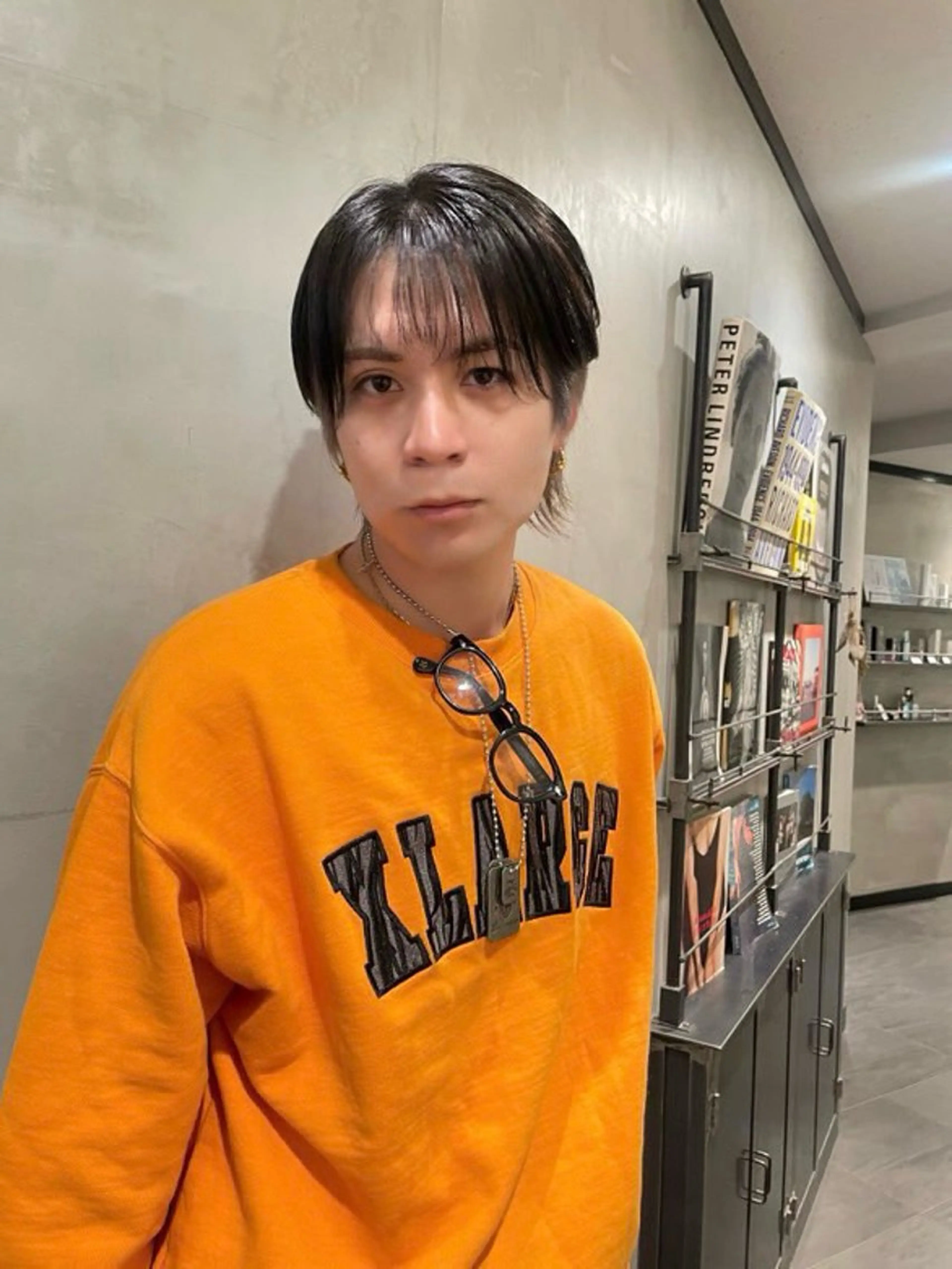 ショート カラー メンズ ヘアカラー トリートメント 優 作のヘアスタイル