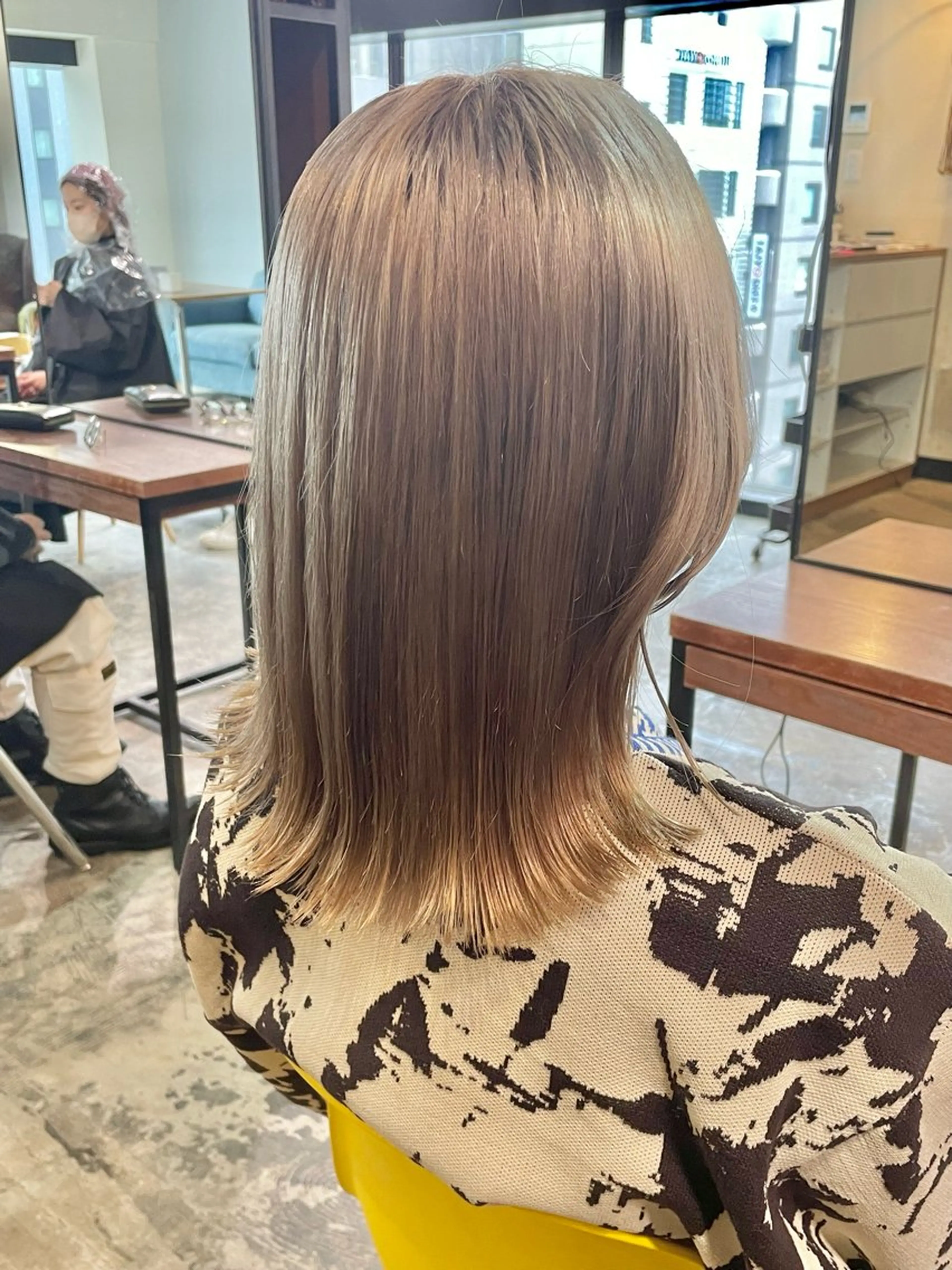 カラー ヘアカラー トリートメント YUNA🍒 暖色カラーのヘアスタイル