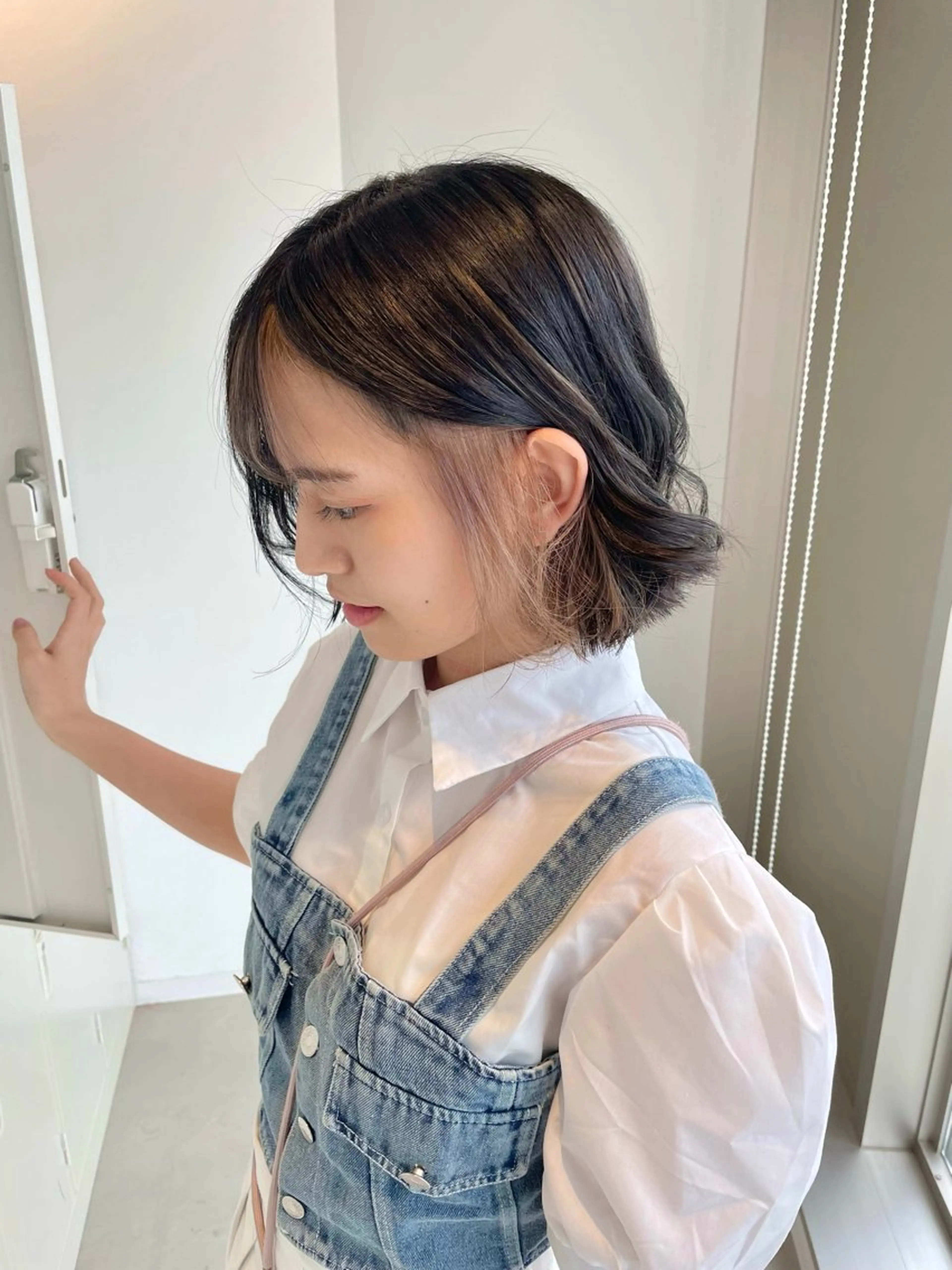 ショート カット ヘアカラー トリートメント ヘアセット 🎗井上 竜 ブリーチ指名No.1のヘアスタイル