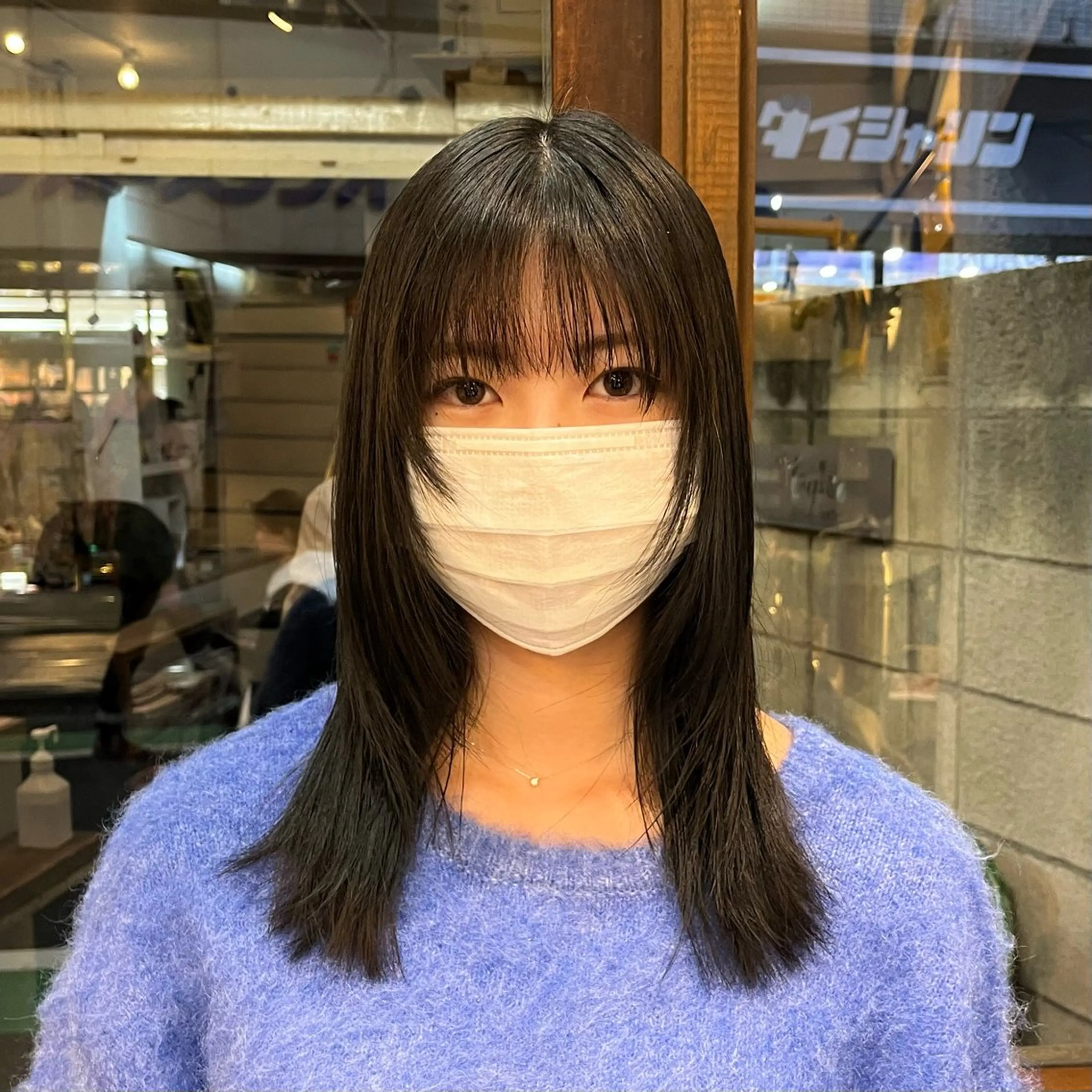 ミディアム カラー カット ヘアカラー GO TODAY SHAiRE SALON 原宿本店所属・ブリーチ/レイヤー ハッシュカット/河内のヘアスタイル