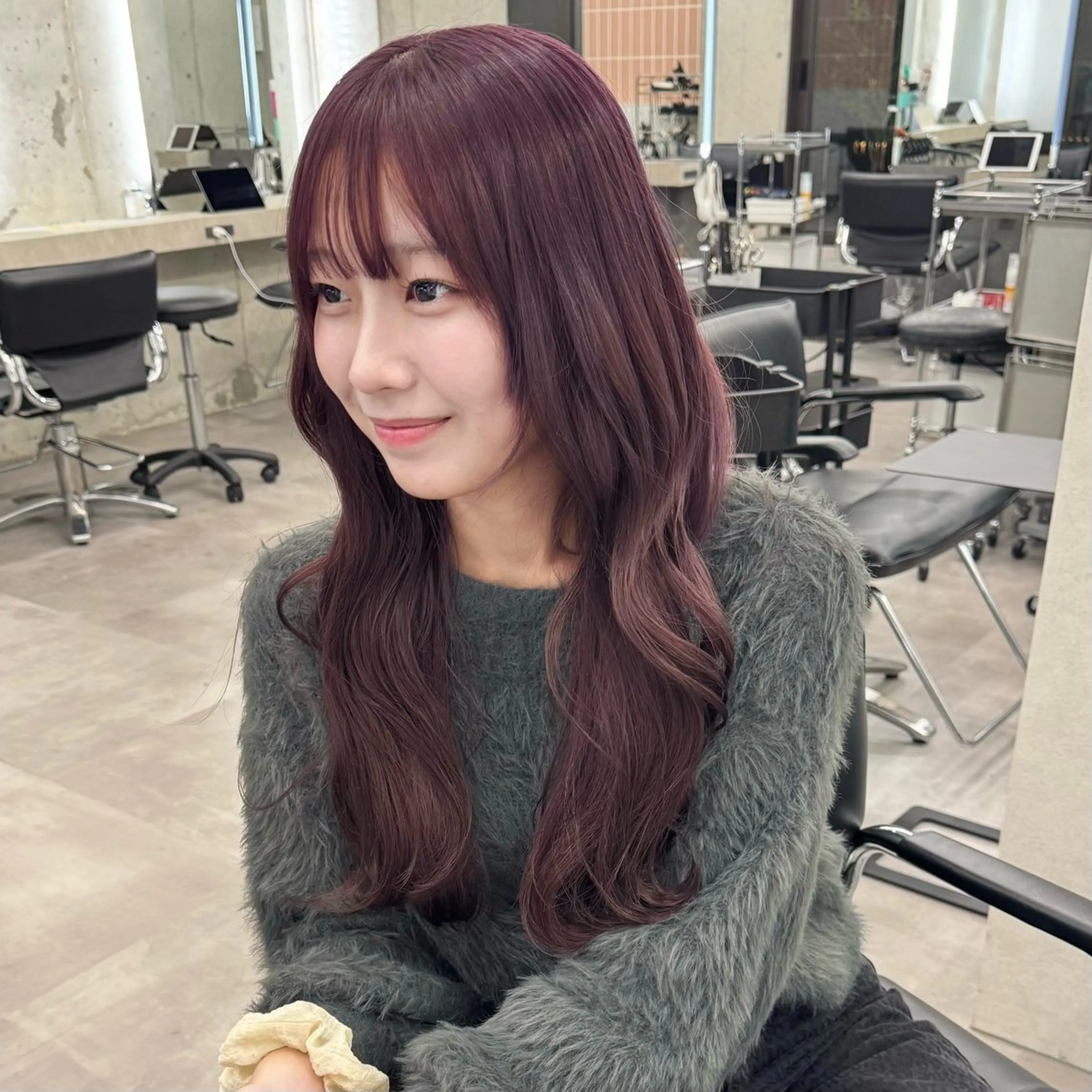 ロング クリスマス ヘアカラー shio【福岡天神】 カットモデル募集中のヘアスタイル