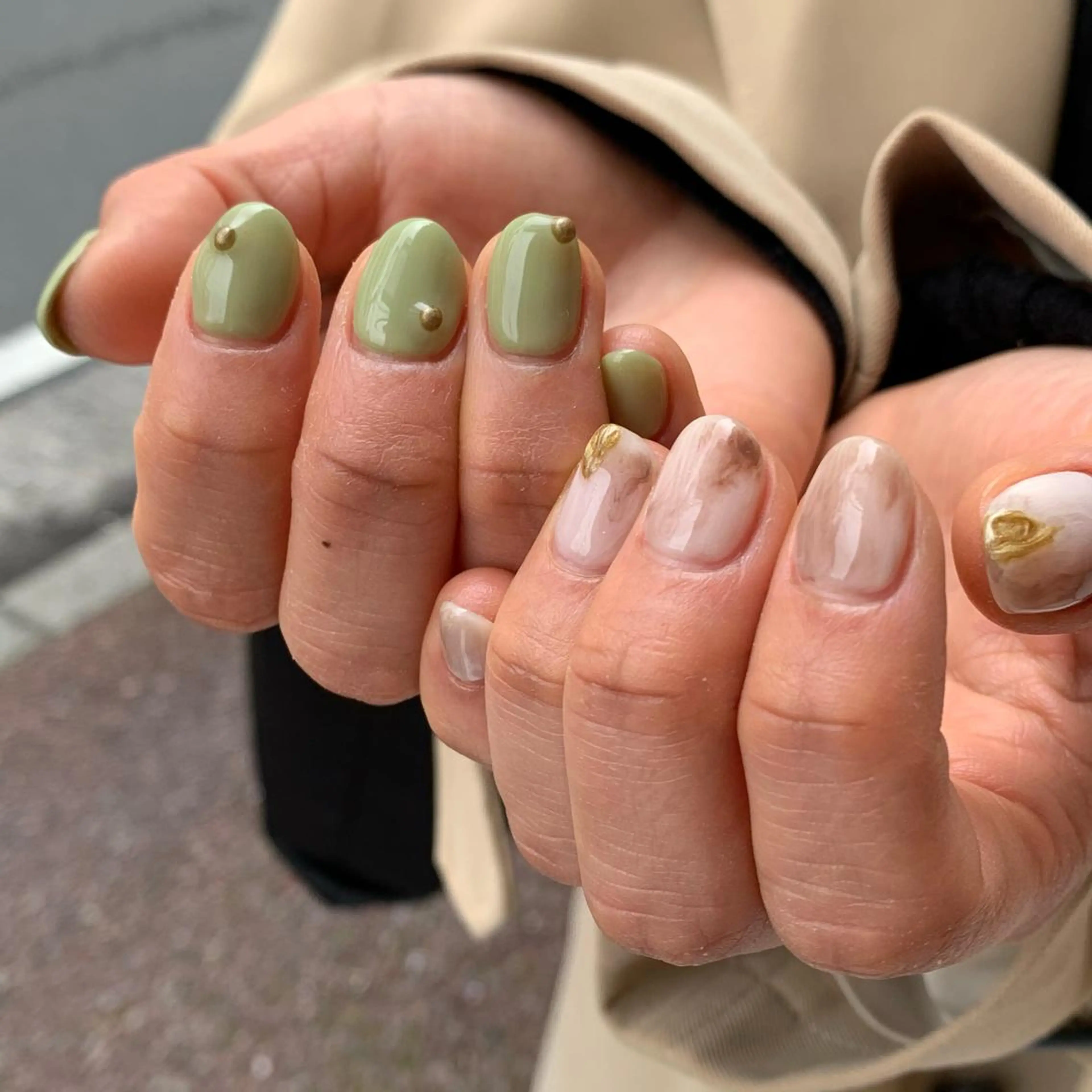 ネイル 持ち込み ハンドネイル 鈴木 まゆのネイルデザイン