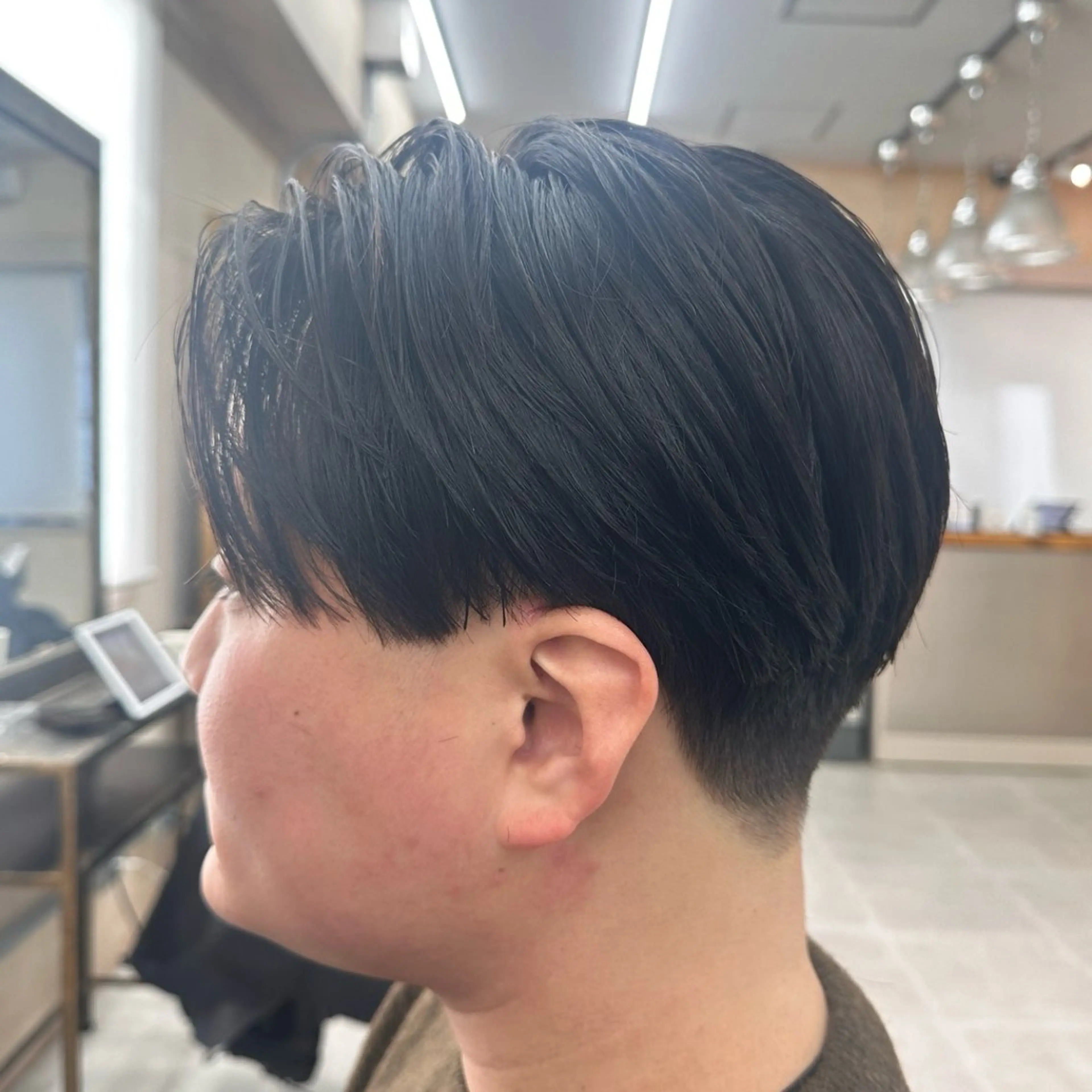 メンズ カット メンズパーマ🔵 ハイトーン✨原田慎也のヘアスタイル