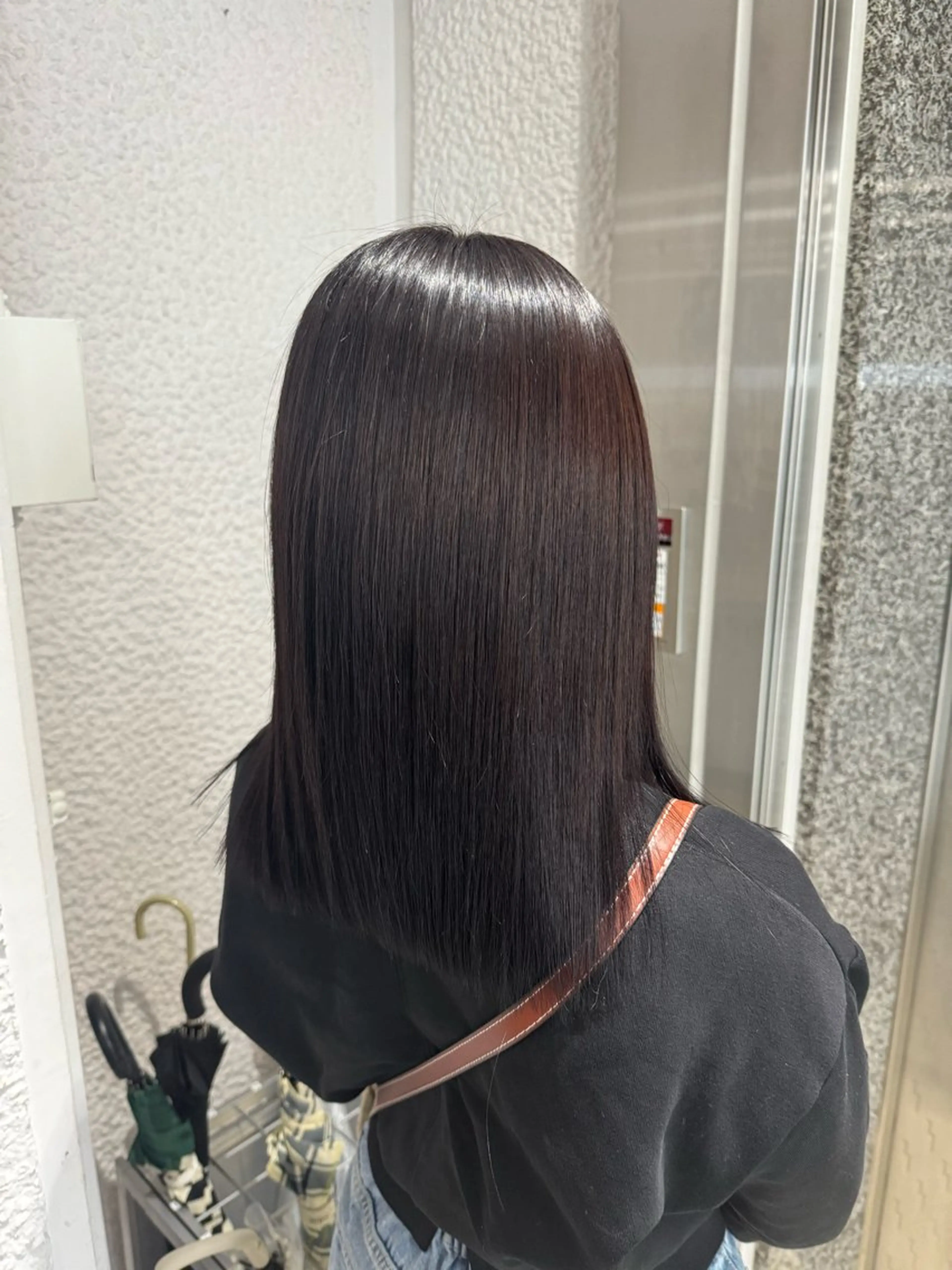 カラー ヘアカラー トリートメント 🤍Mei🤍赤み消 し透明感ツヤカラーのヘアスタイル