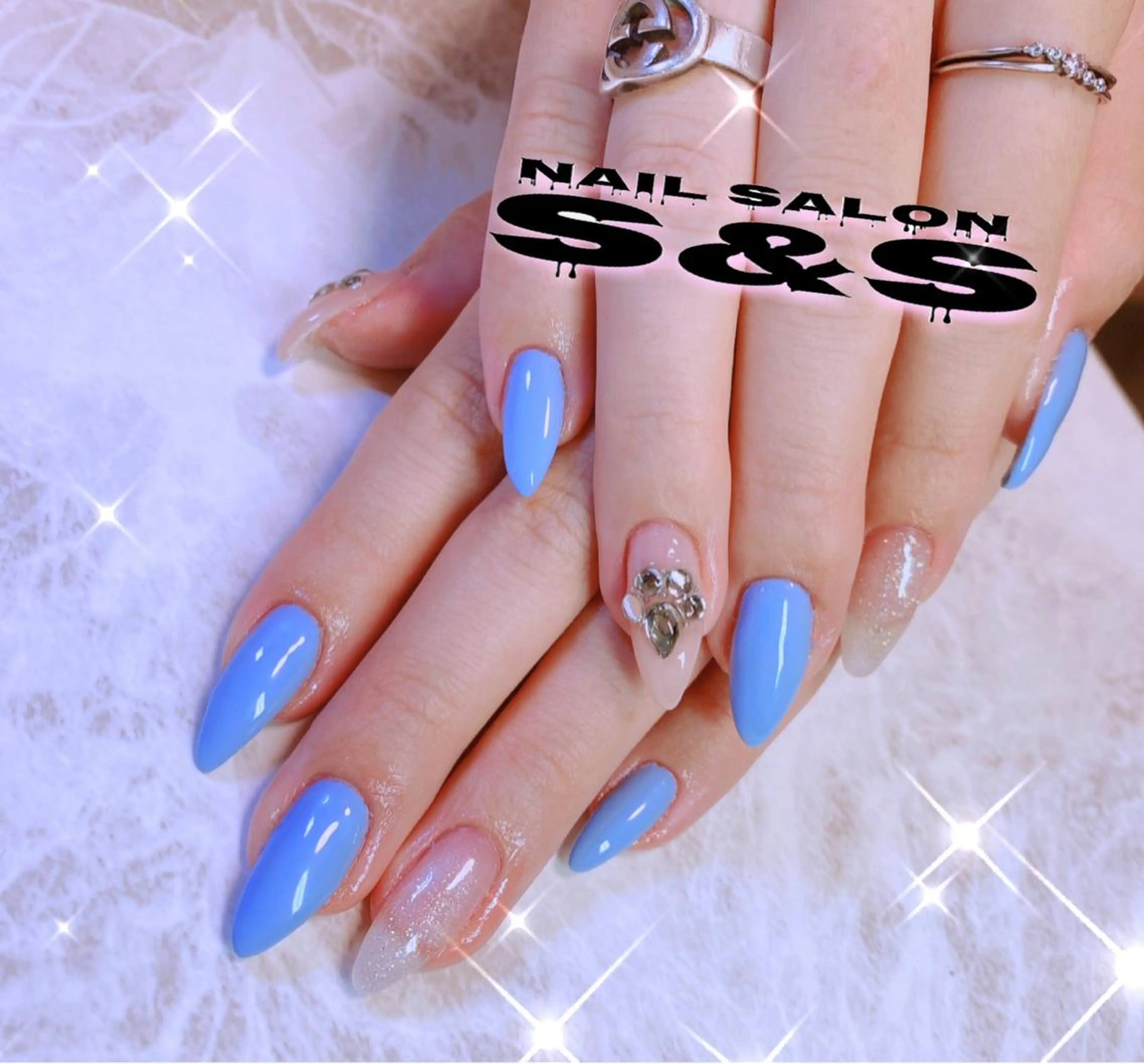 ネイル 長さ出し メンズネイル 持ち込み スカルプネイル S&S 村田小百合のネイルデザイン