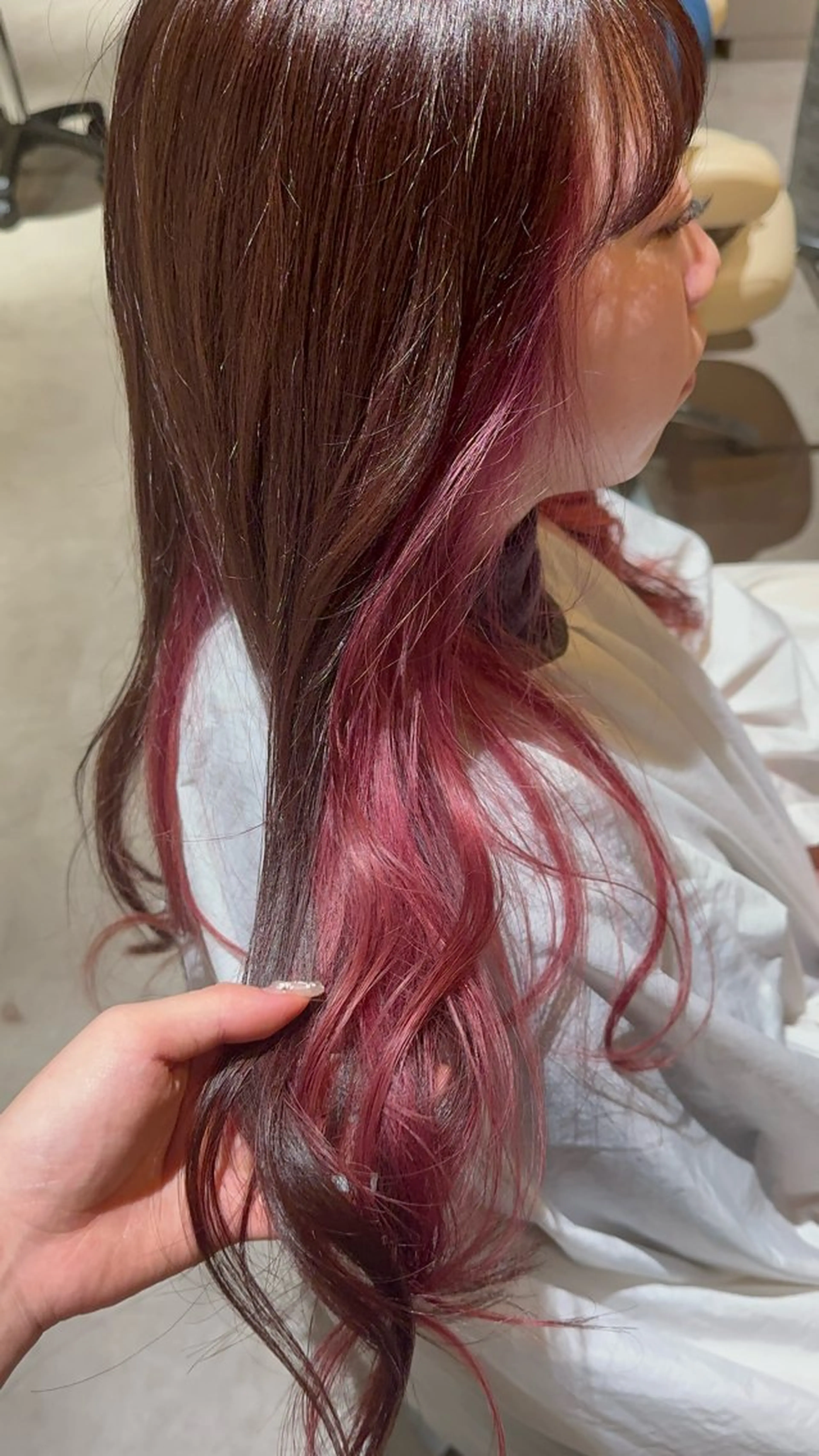 ロング 松本 夢叶のヘアスタイル