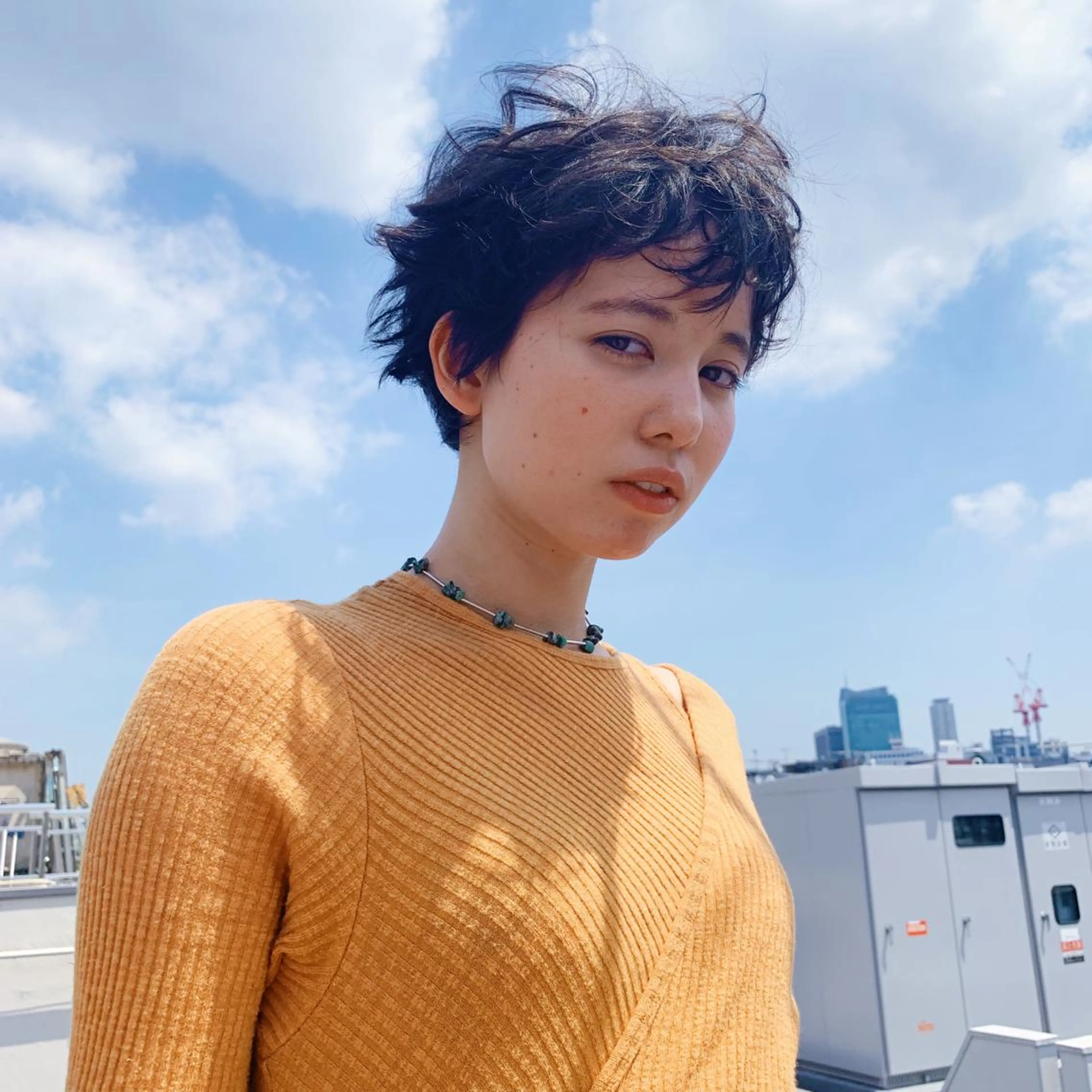 ショート くせ毛 ショートヘア カット トリートメント ヘアセット ブリーチカラーNo. 1🌈 RYOGAのヘアスタイル
