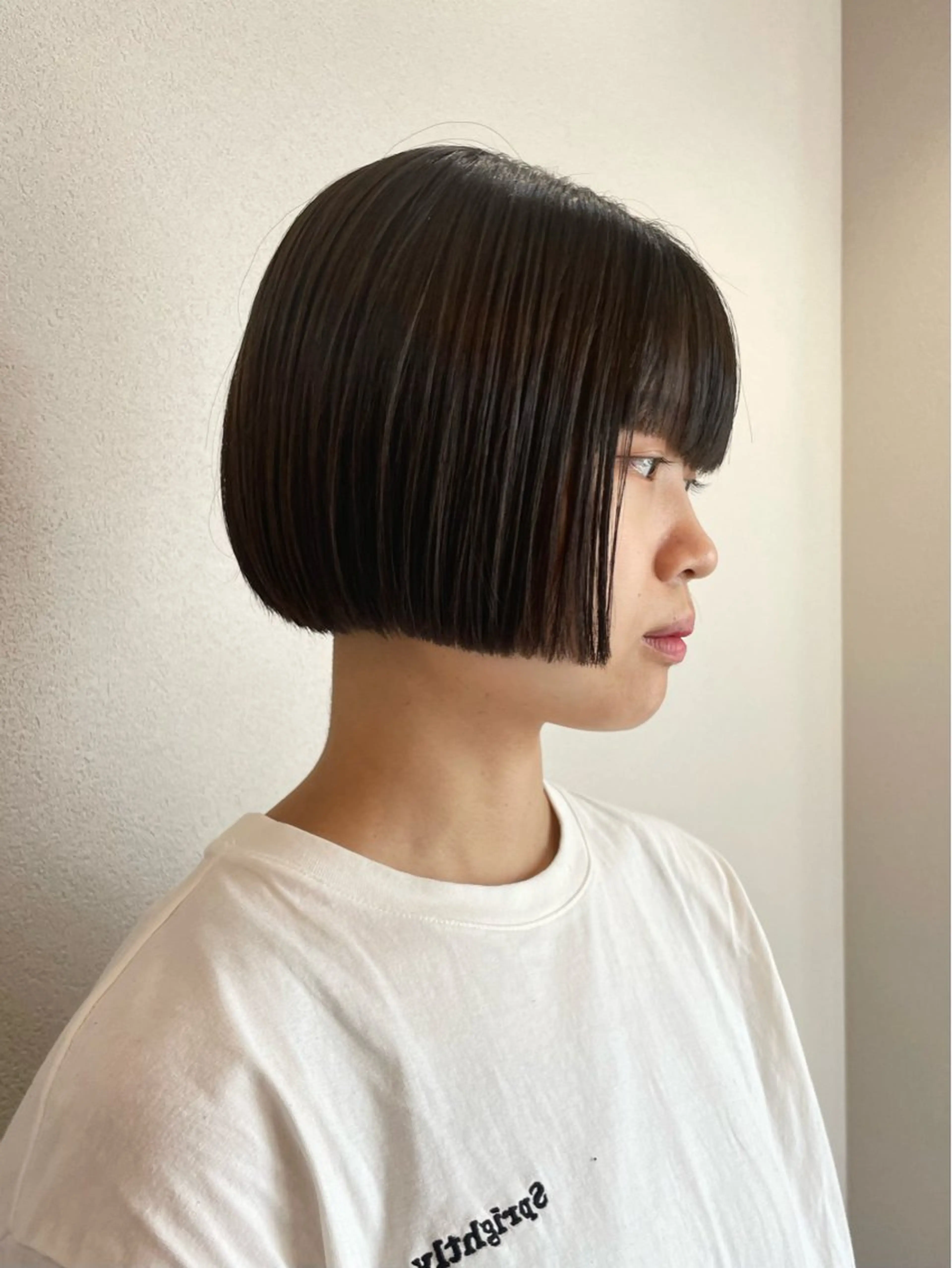 ショート ボブ カット ヘアカラー トリートメント ボブ/髪質改善/ soiナカジママドリのヘアスタイル