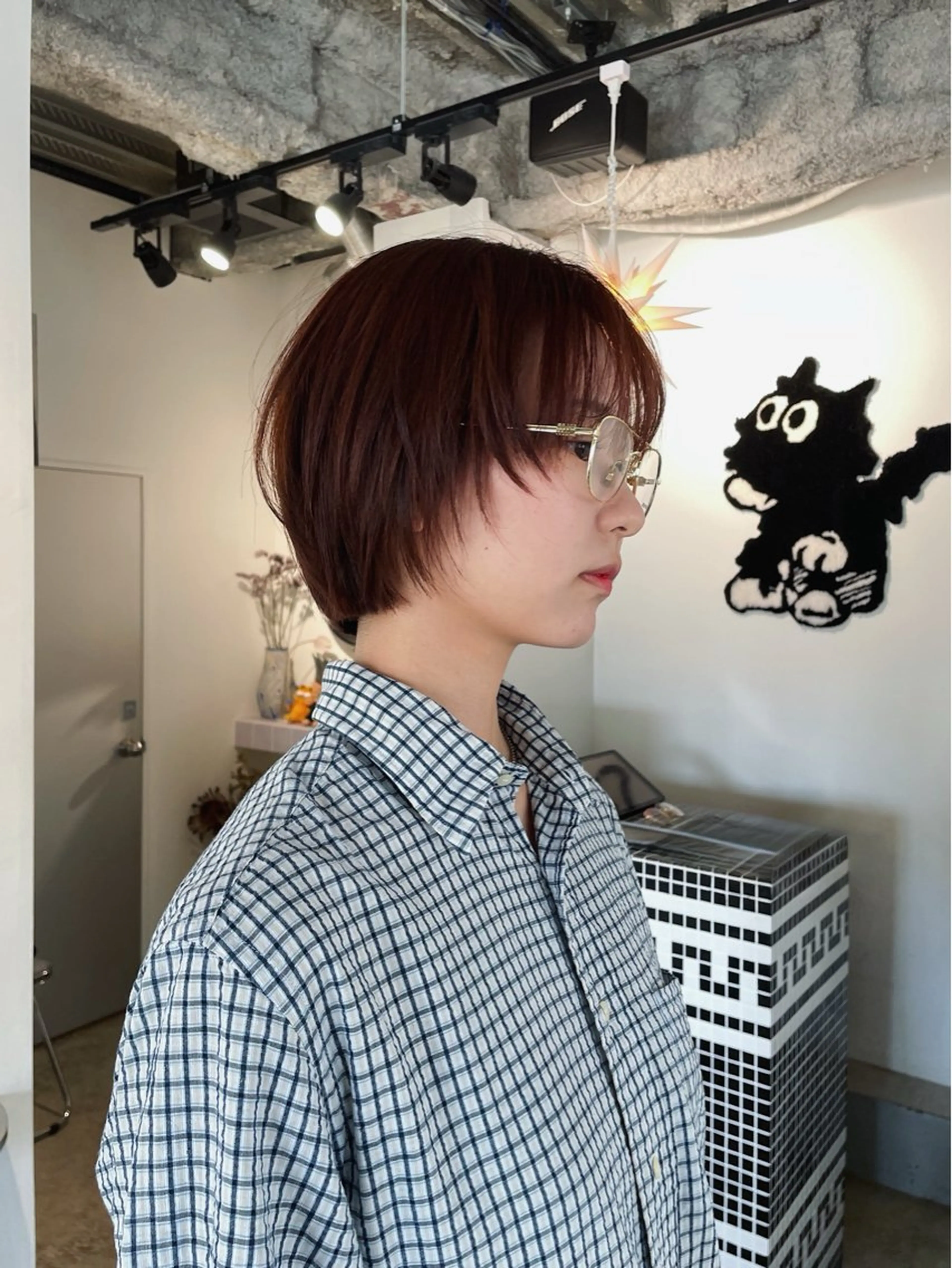 ショート ヘアカラー トリートメント groovy所属・学芸大学/bob/ Sakuraのヘアスタイル