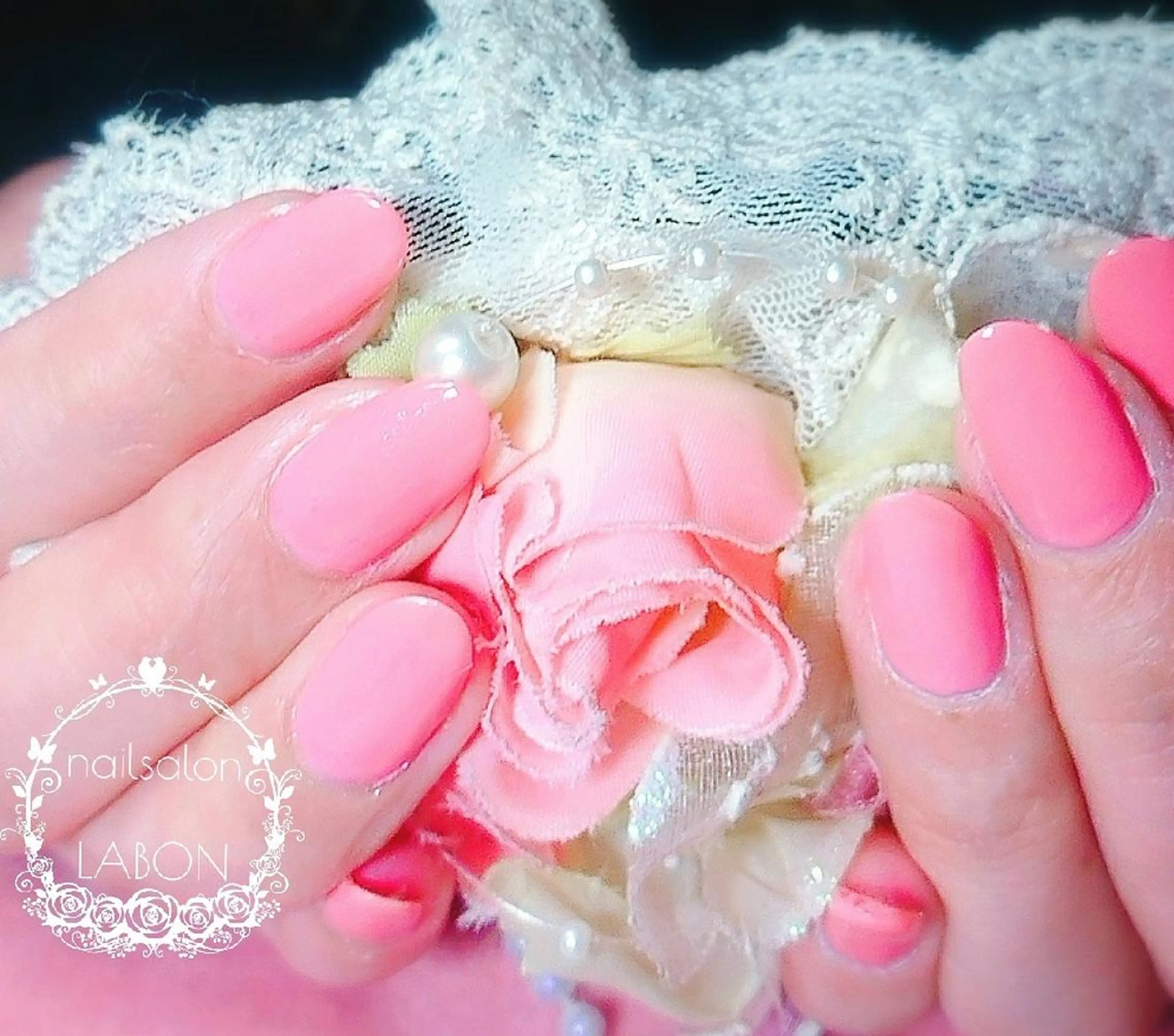 ネイル ピンク Nail salon LABONのネイルデザイン