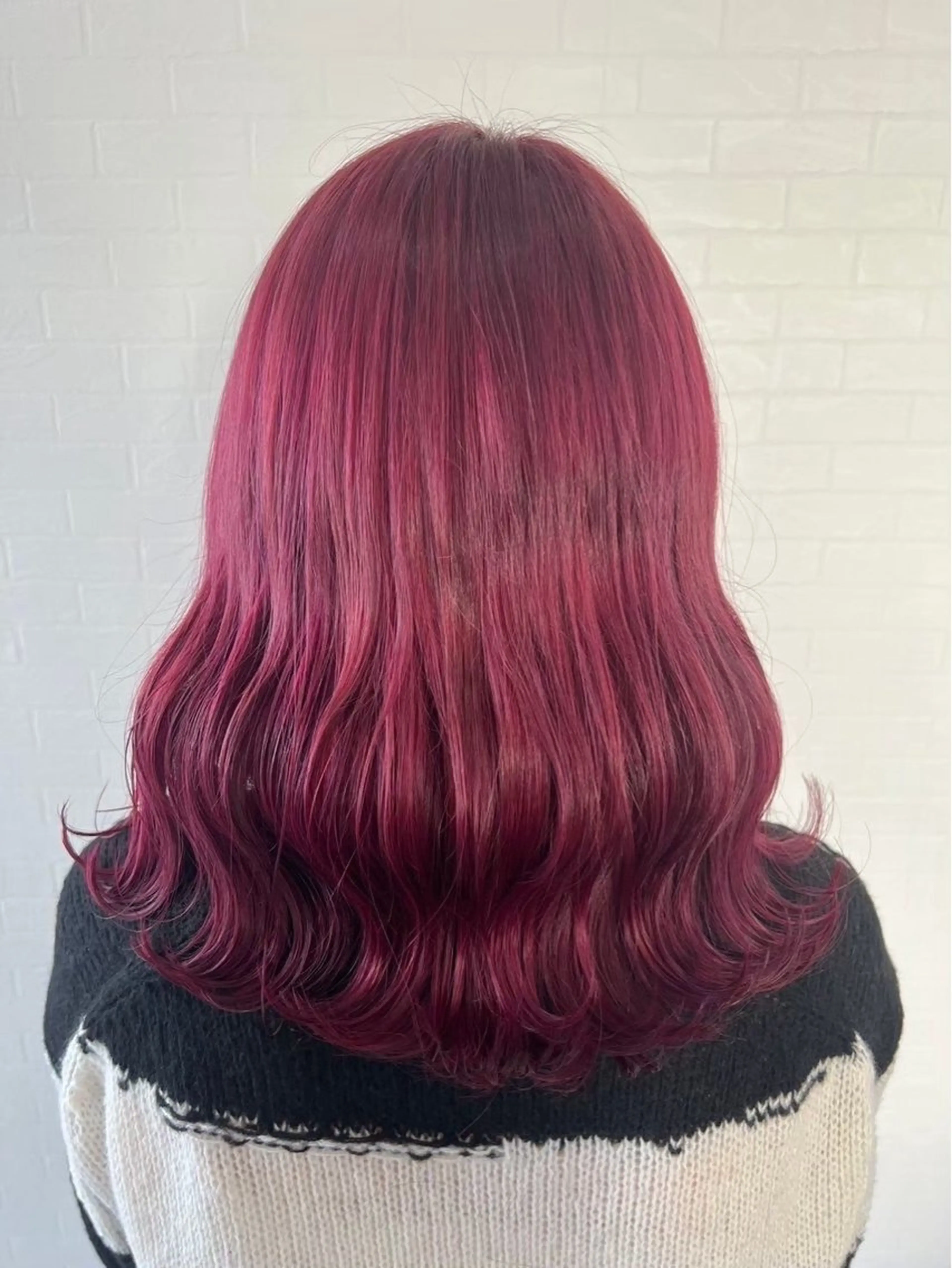 セミロング カラー 平井 沙希のヘアスタイル