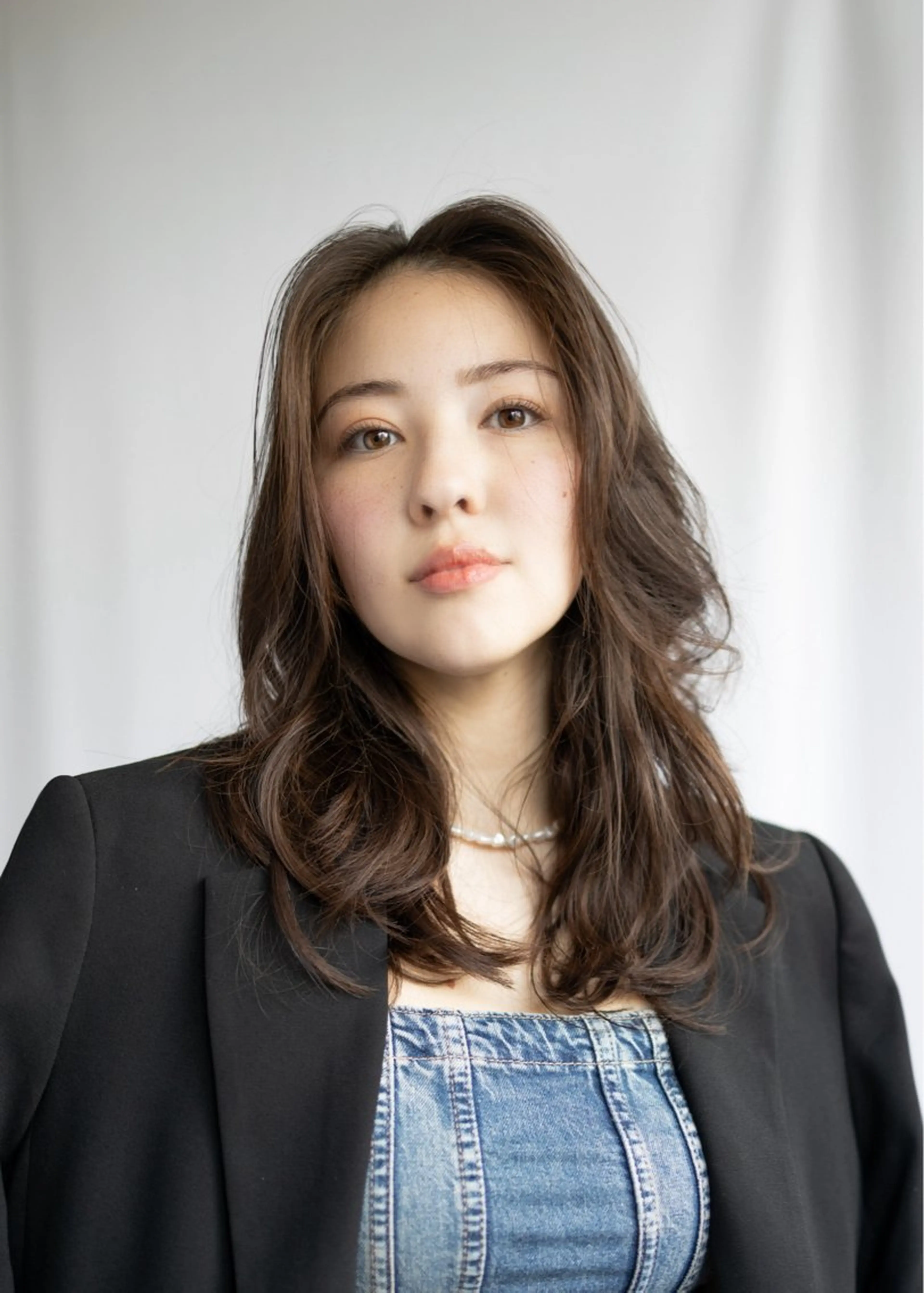 セミロング レイヤーカット カット shampoo hair salon所属・🫧レイヤー/透明感 カラー/Ryukaのヘアスタイル