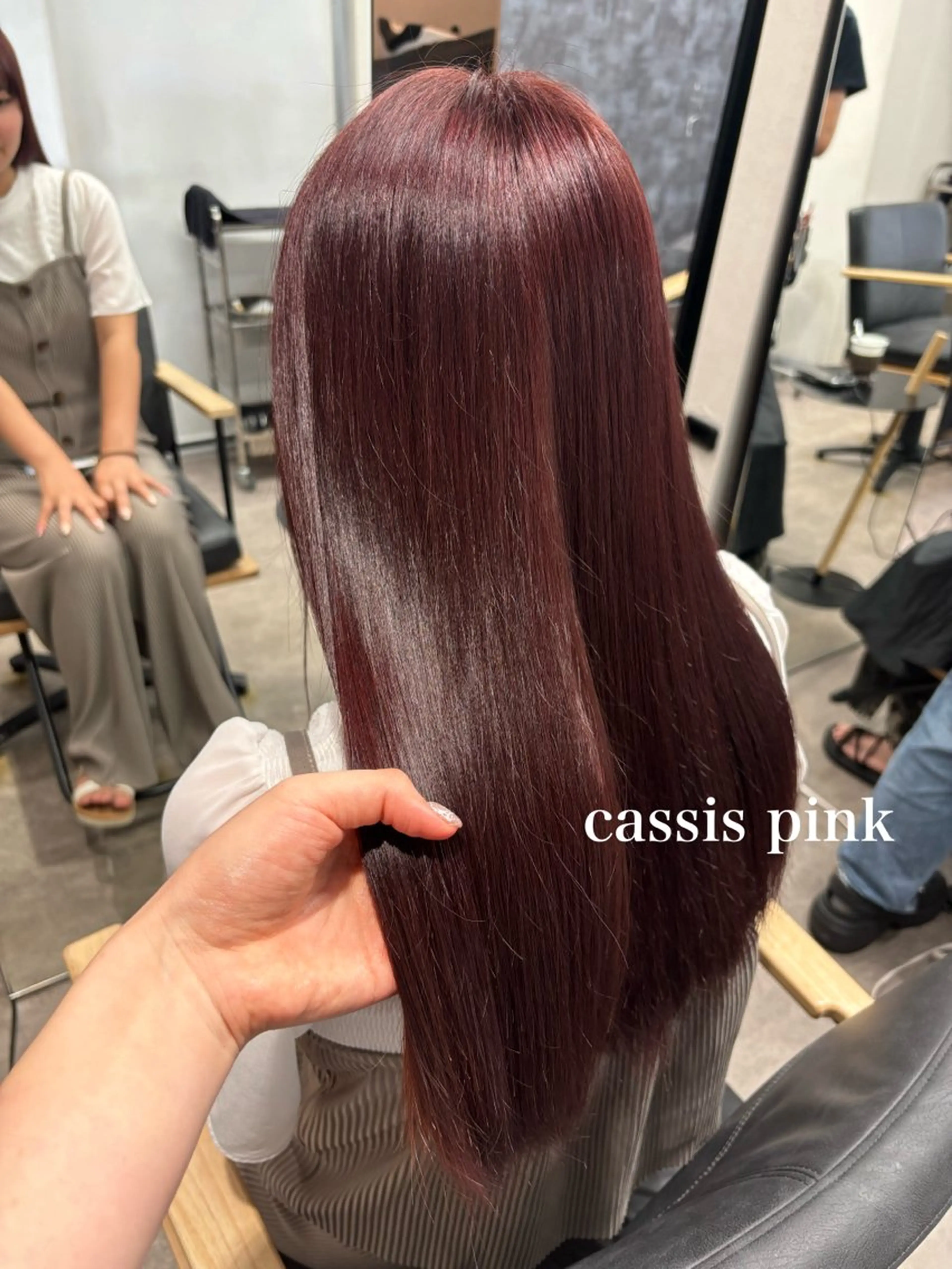 ロング ヘアカラー トリートメント ヘアセット ブリーチなし暖色 💗AKARI💗のヘアスタイル