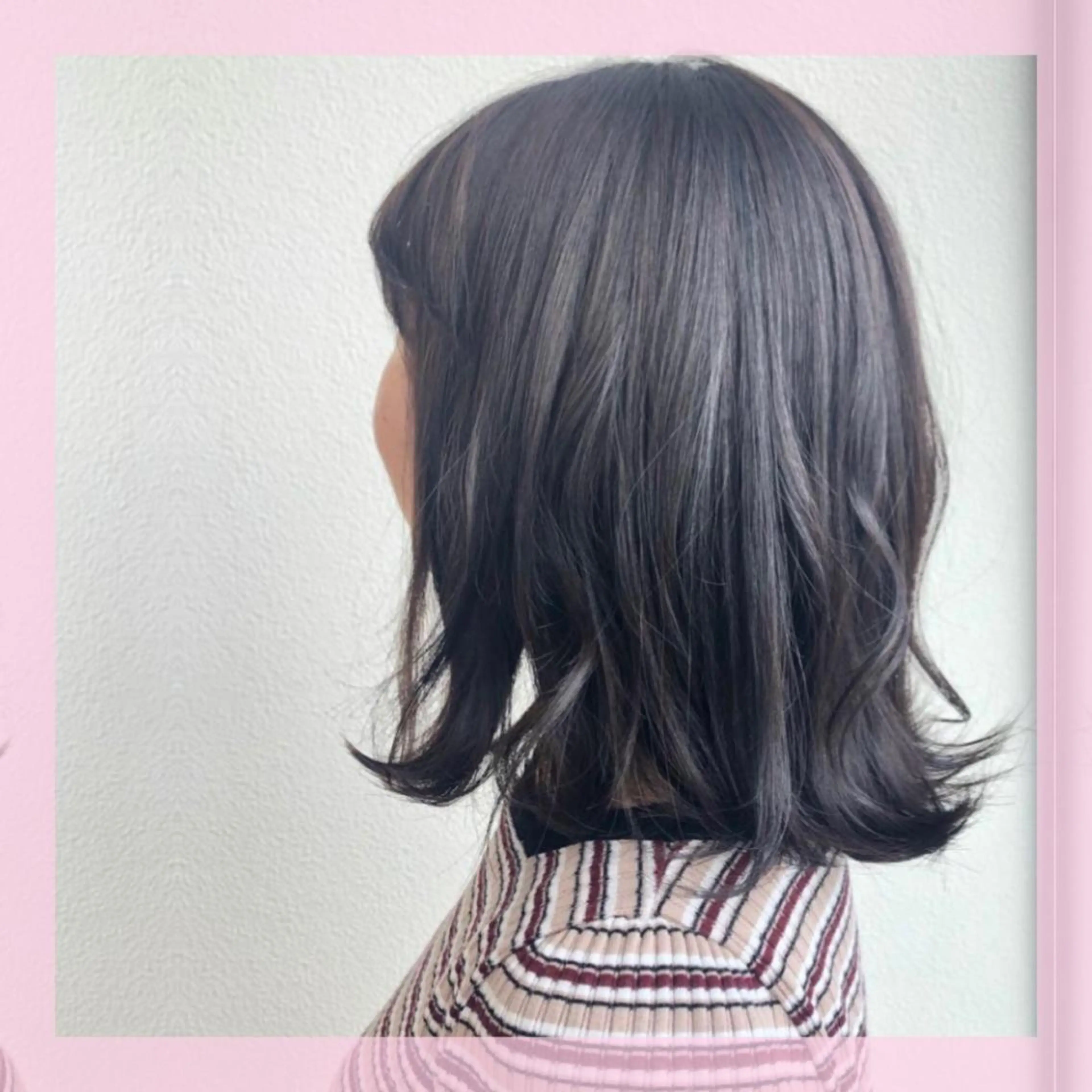 ミディアム カラー 透明感カラー シルバー カット ヘアカラー plum.所属・🍒前川 🍒のヘアスタイル