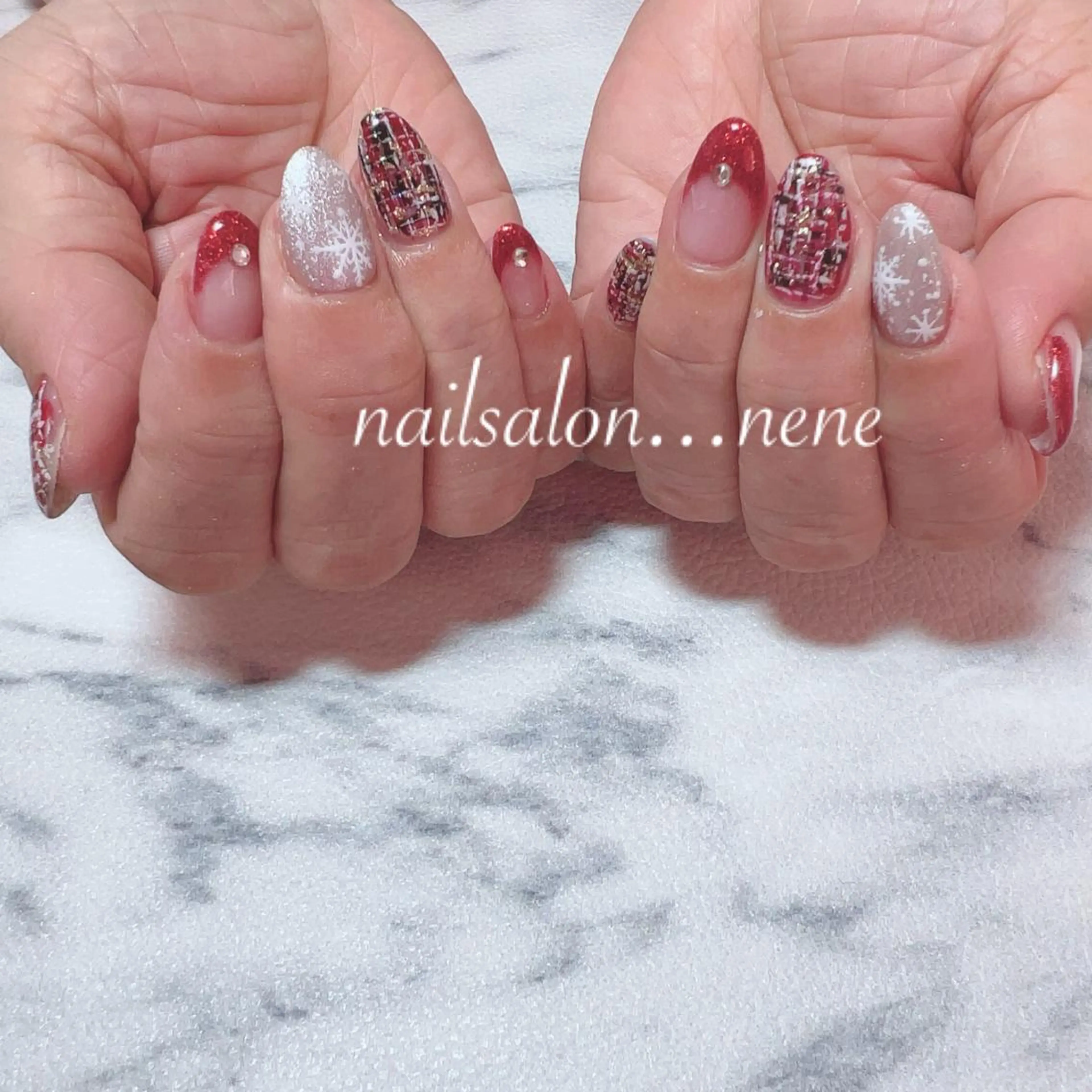 ネイル 冬ネイル nailsalon ...neneのネイルデザイン