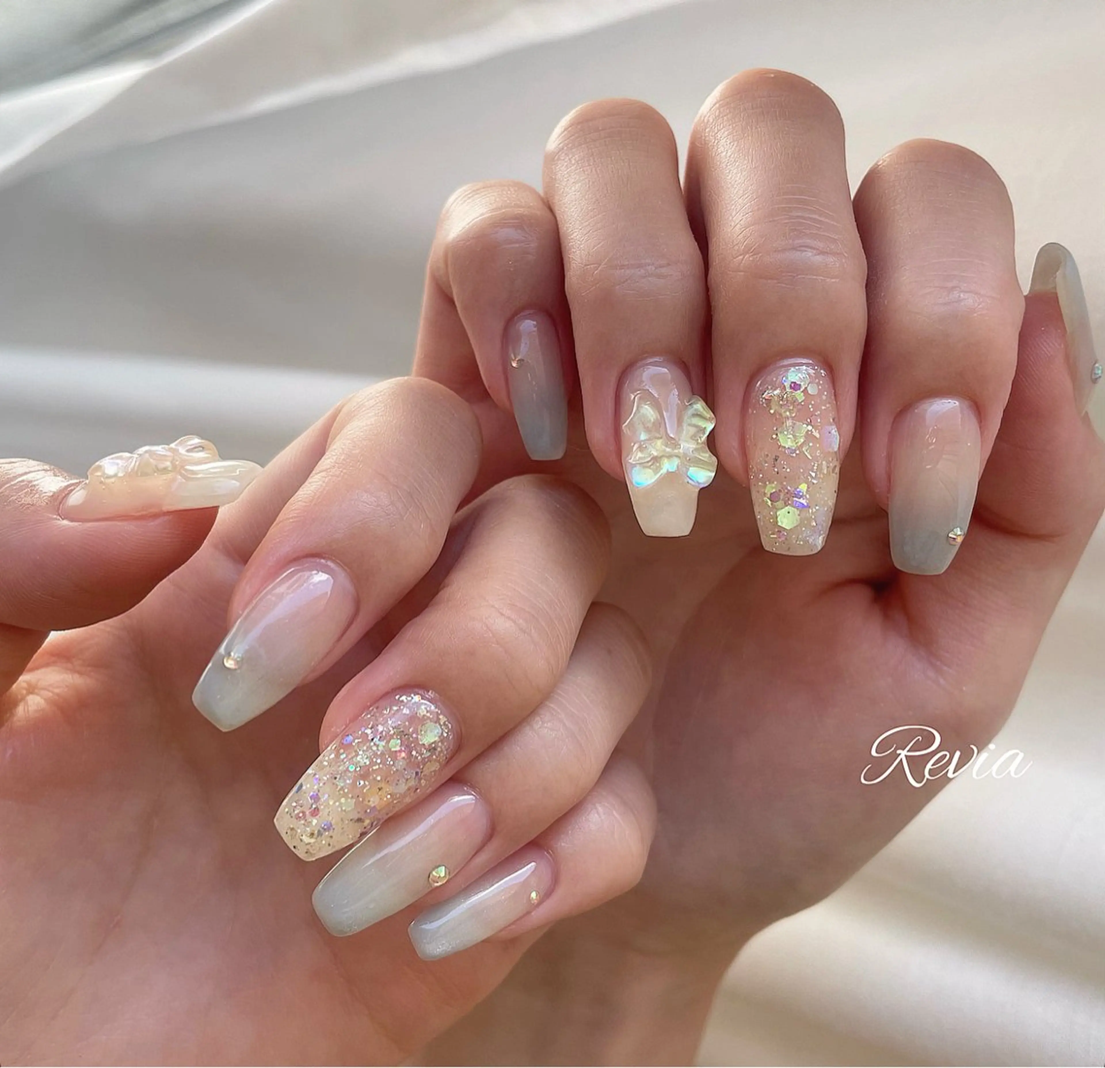 ネイル ハンドネイル revia所属・ERI Nailistのネイルデザイン