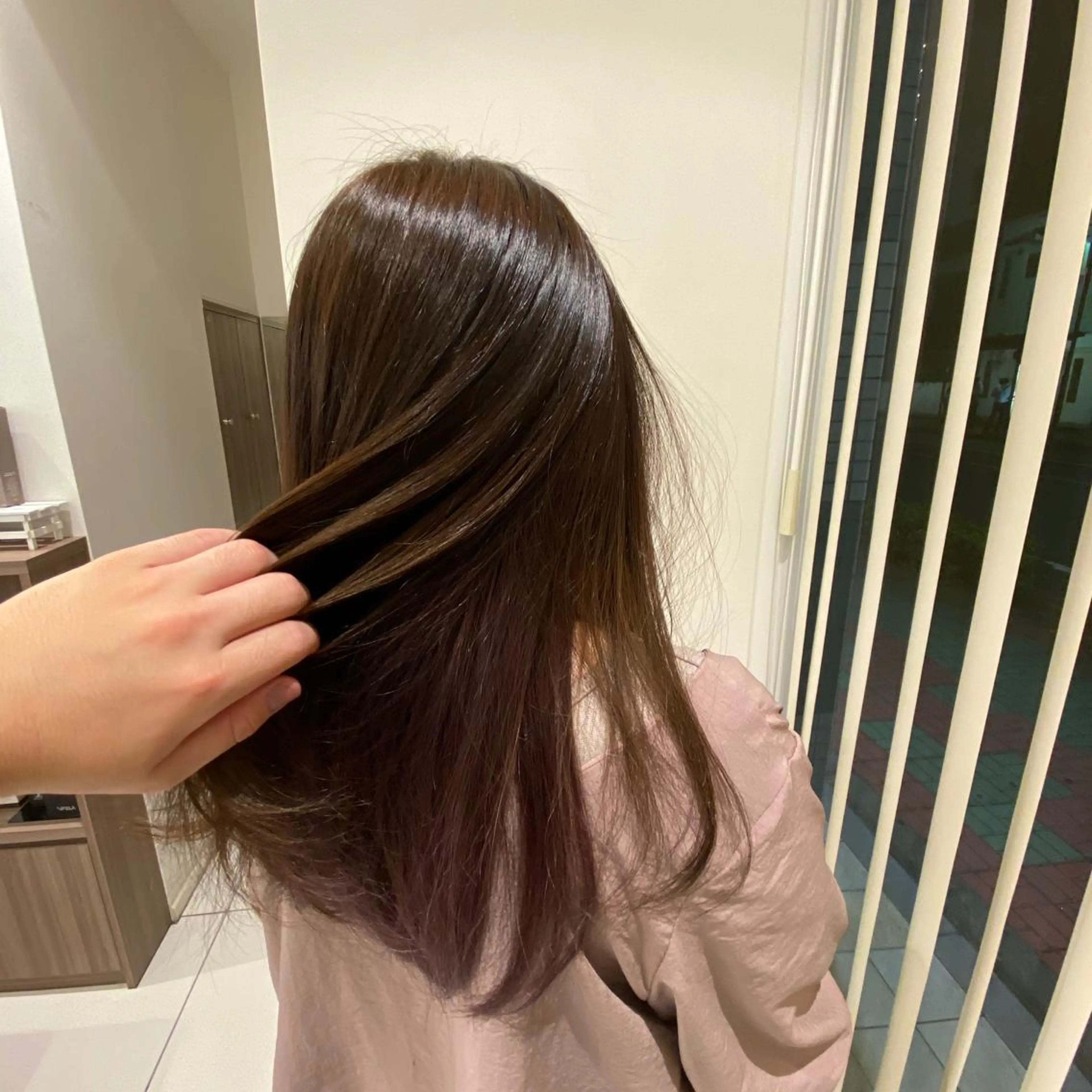 ロング カラー バイオレットカラー 髪質改善カラー/店長 宮内秀峰のヘアスタイル