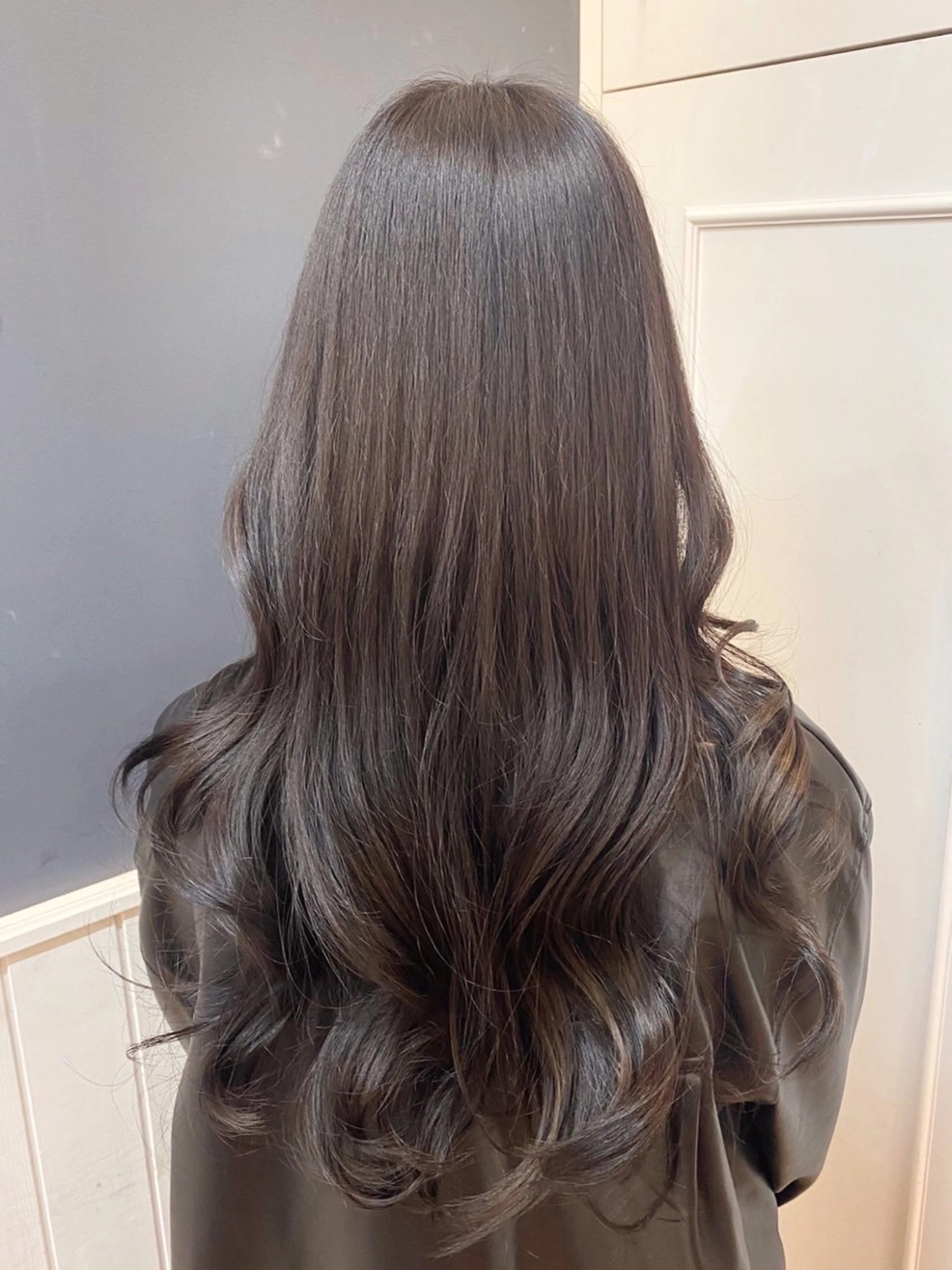 ロング カット ヘアカラー パーマ 韓国ヘア sasugaのヘアスタイル