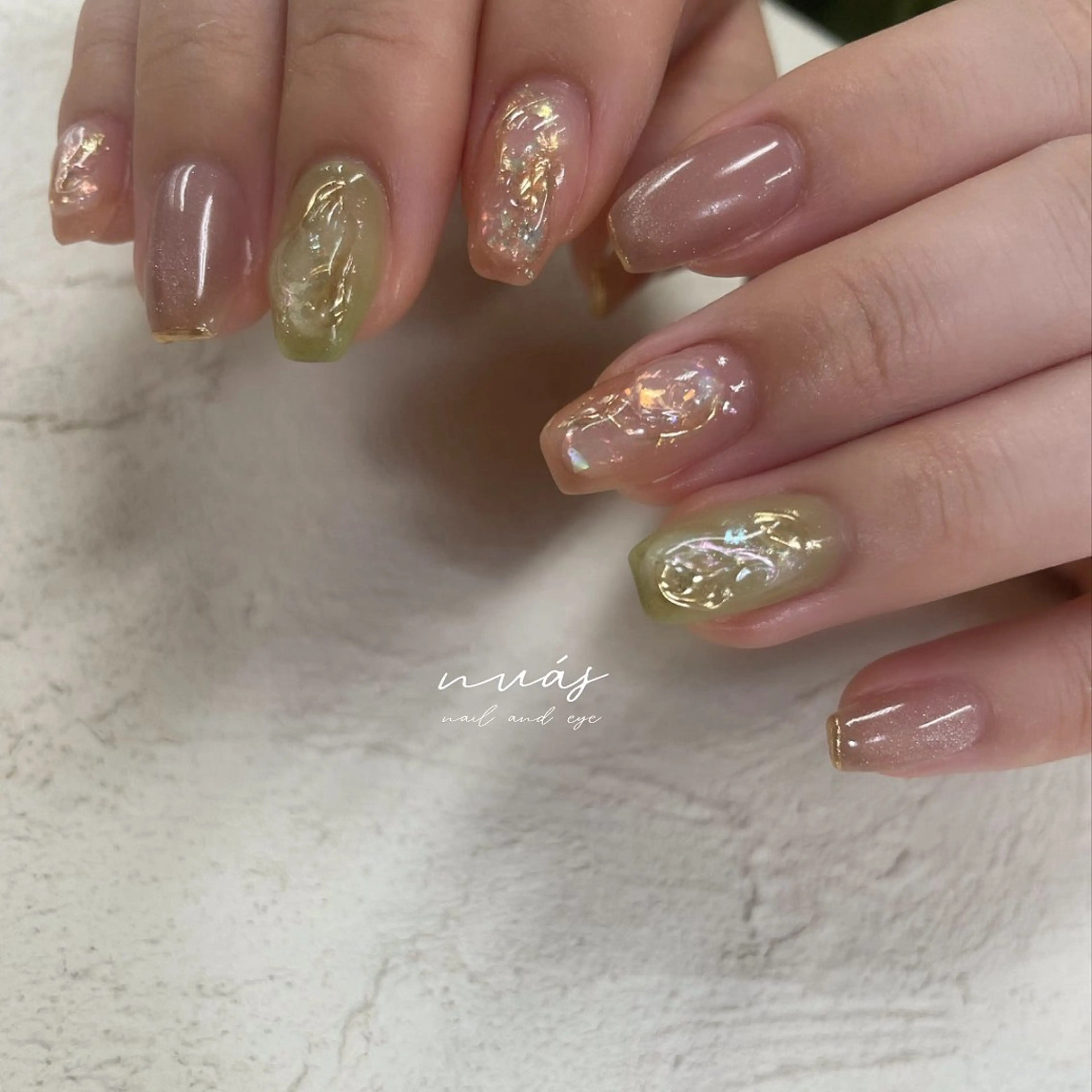 ネイル ハンドネイル nuás nail & eyeのネイルデザイン