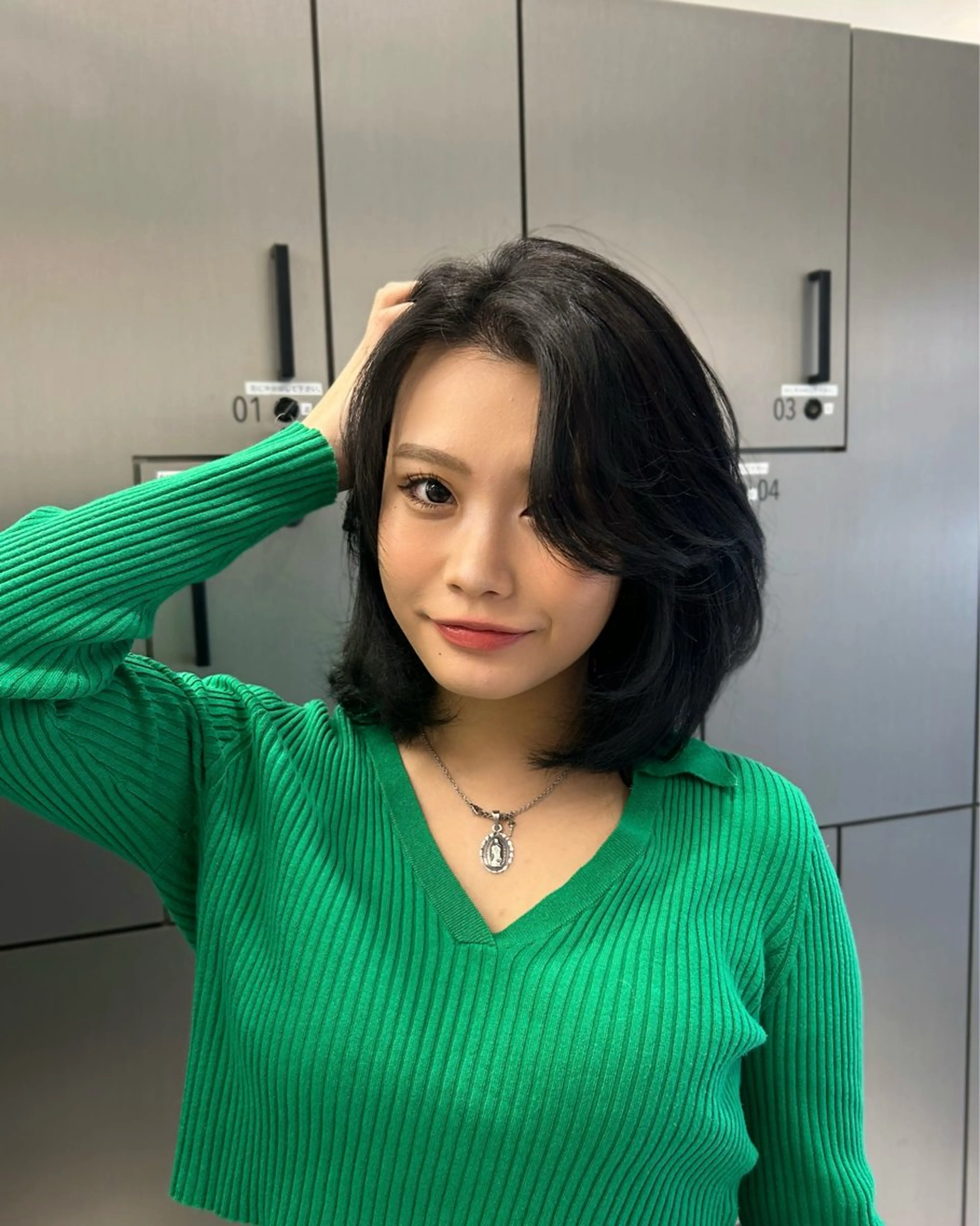 ミディアム ボブレイヤー ボブ レイヤーカット 大人レイヤー/艶髪 🇺🇸TOMONAのヘアスタイル