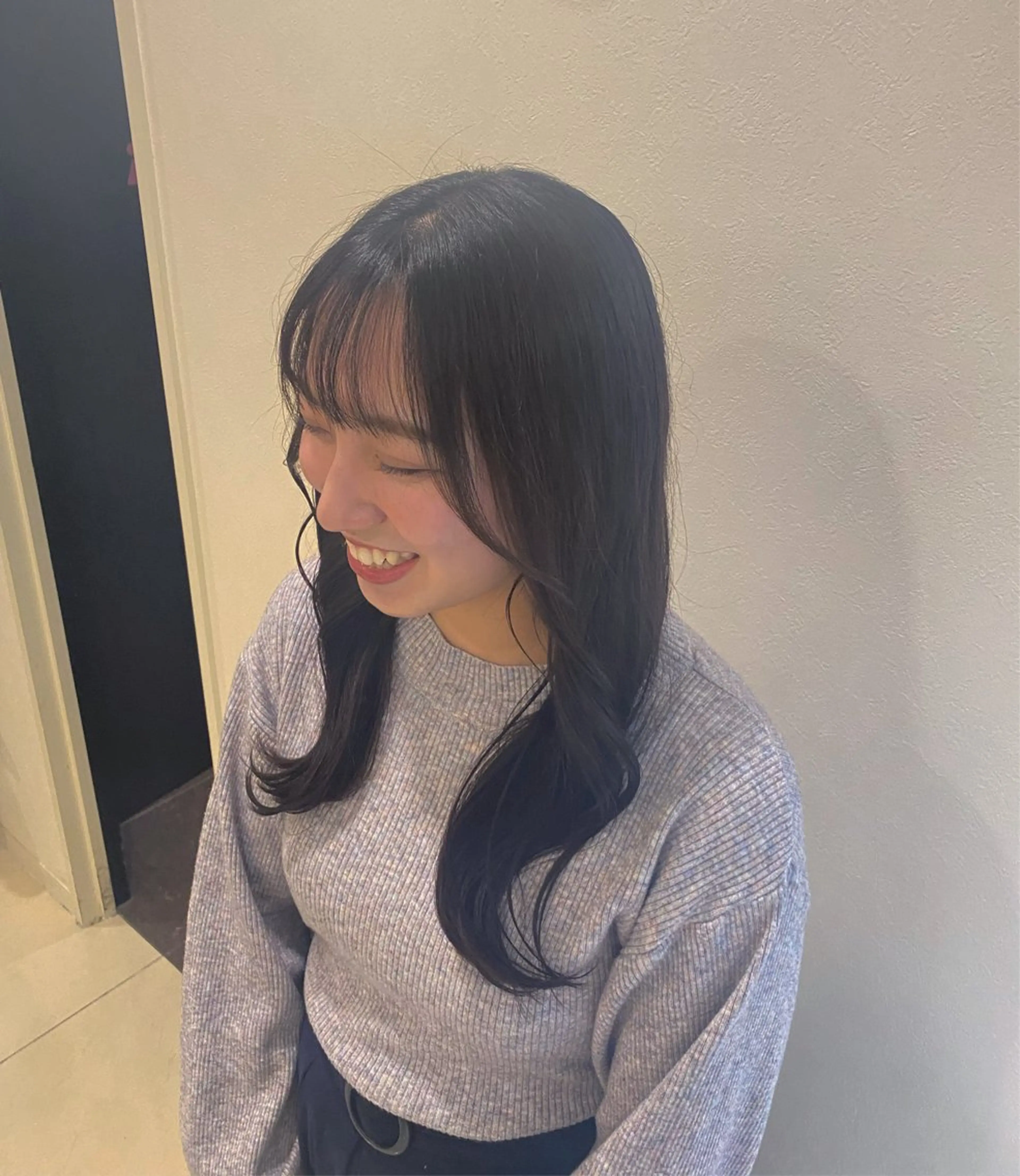 ロング 韓国風ヘア カット ヘアカラー トリートメント 小澤 凌雅のヘアスタイル