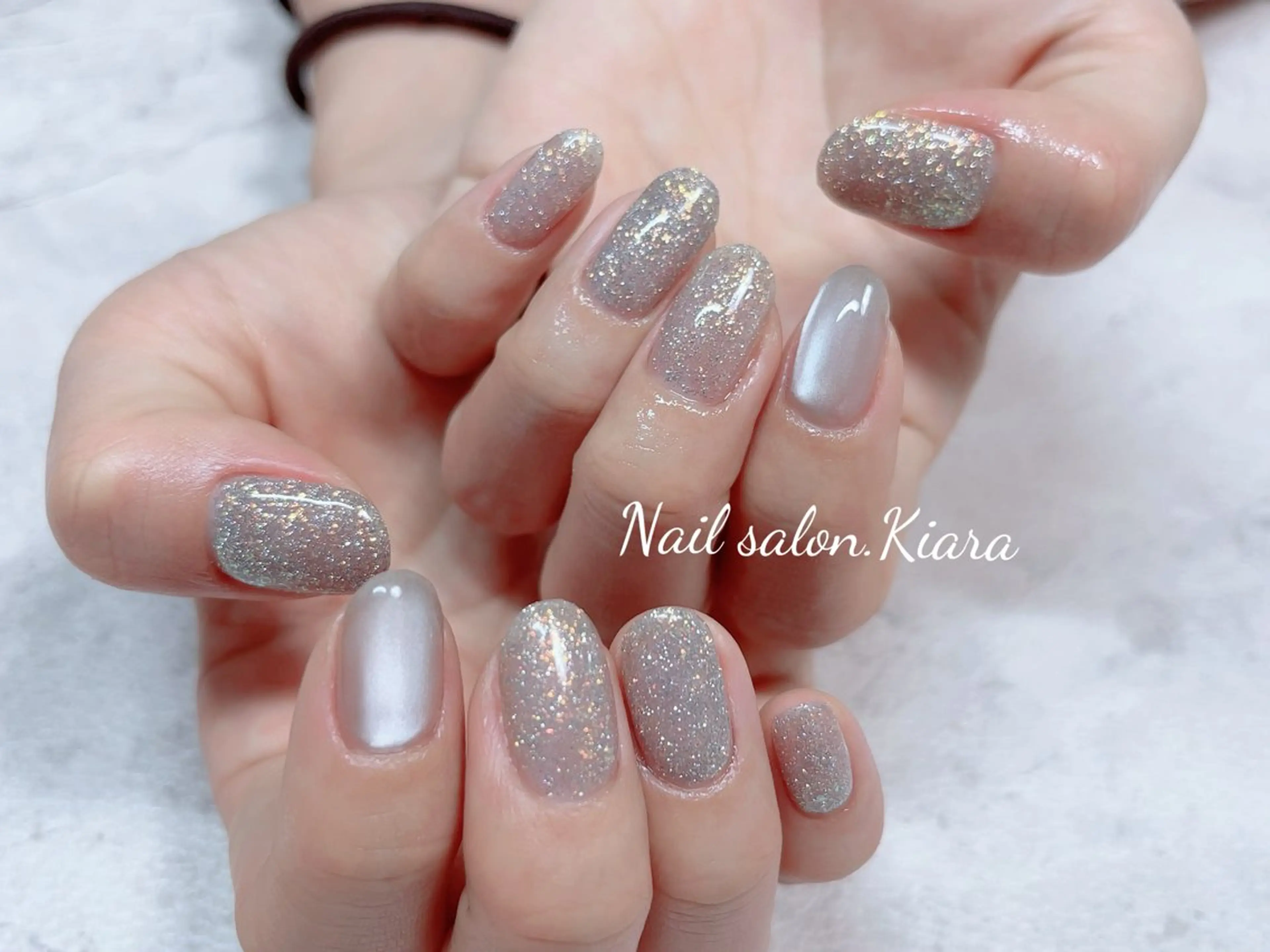 ネイル フラッシュネイル マグネットネイル ハンドネイル 🍭Kiara Nail🍭のネイルデザイン