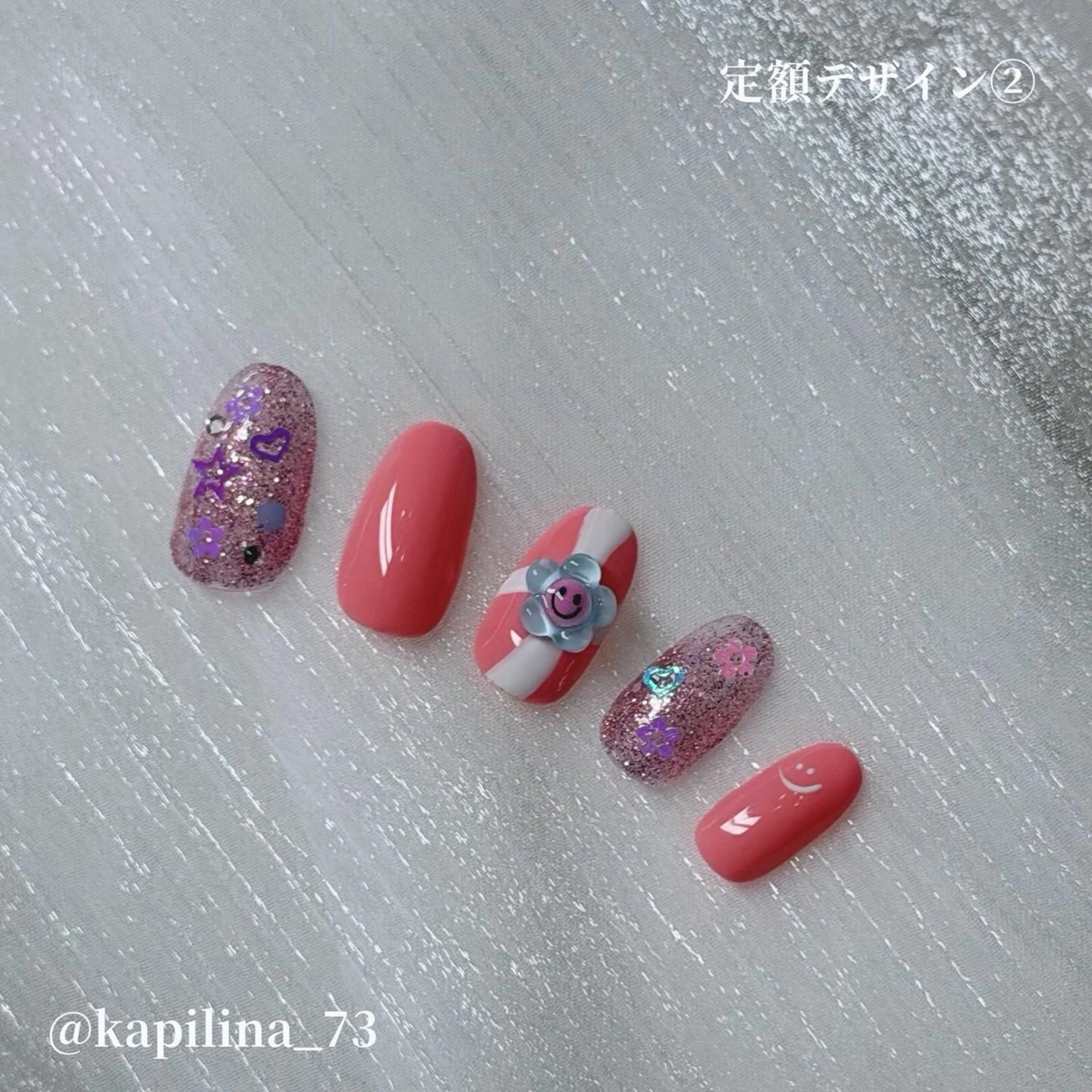 ネイル ハンドネイル Ka pilina MOMOのネイルデザイン