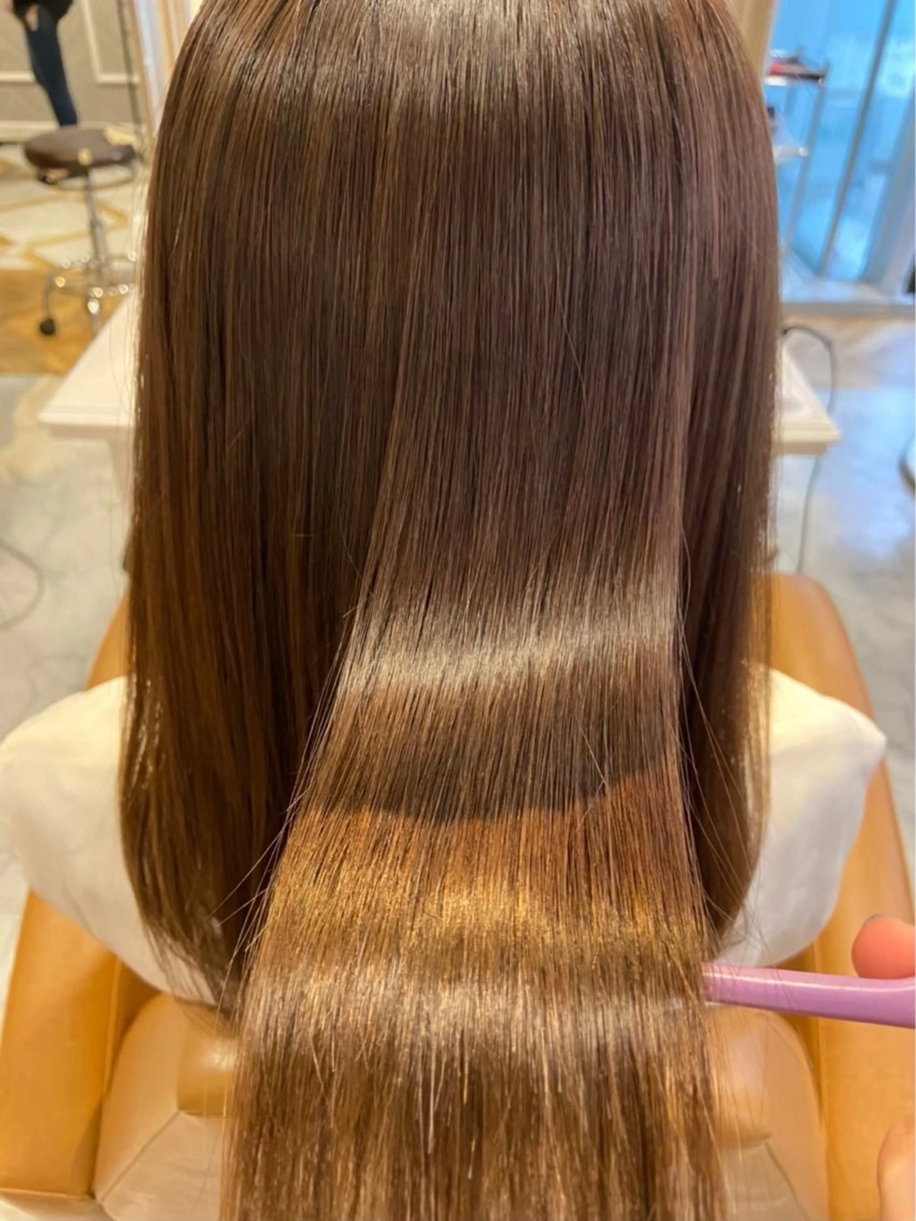 セミロング 韓国風レイヤー🎀 北千住 aoiのヘアスタイル