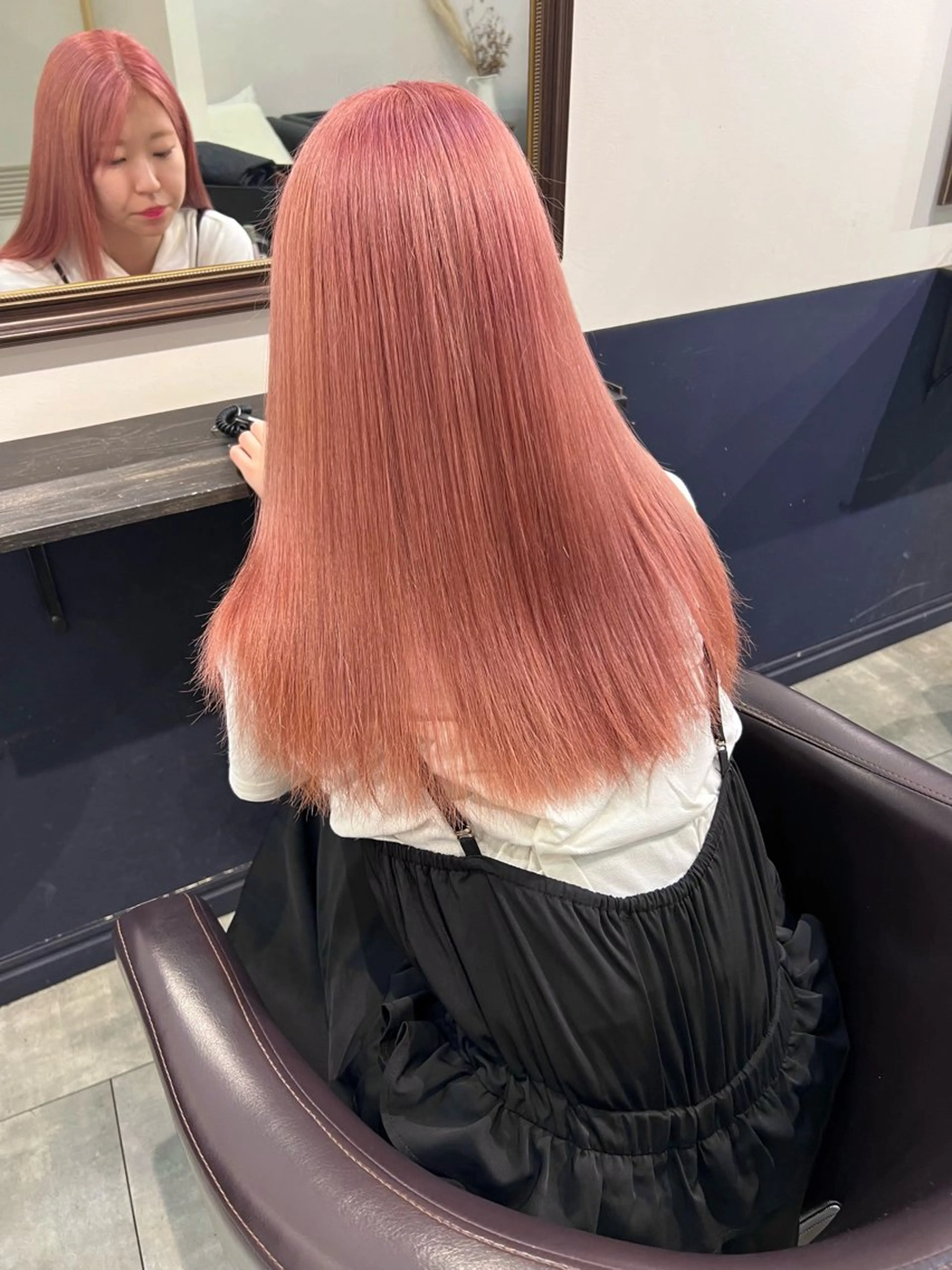 ロング カラー ヘアカラー ハイトーンボブ美容師 /馬場 翼のヘアスタイル