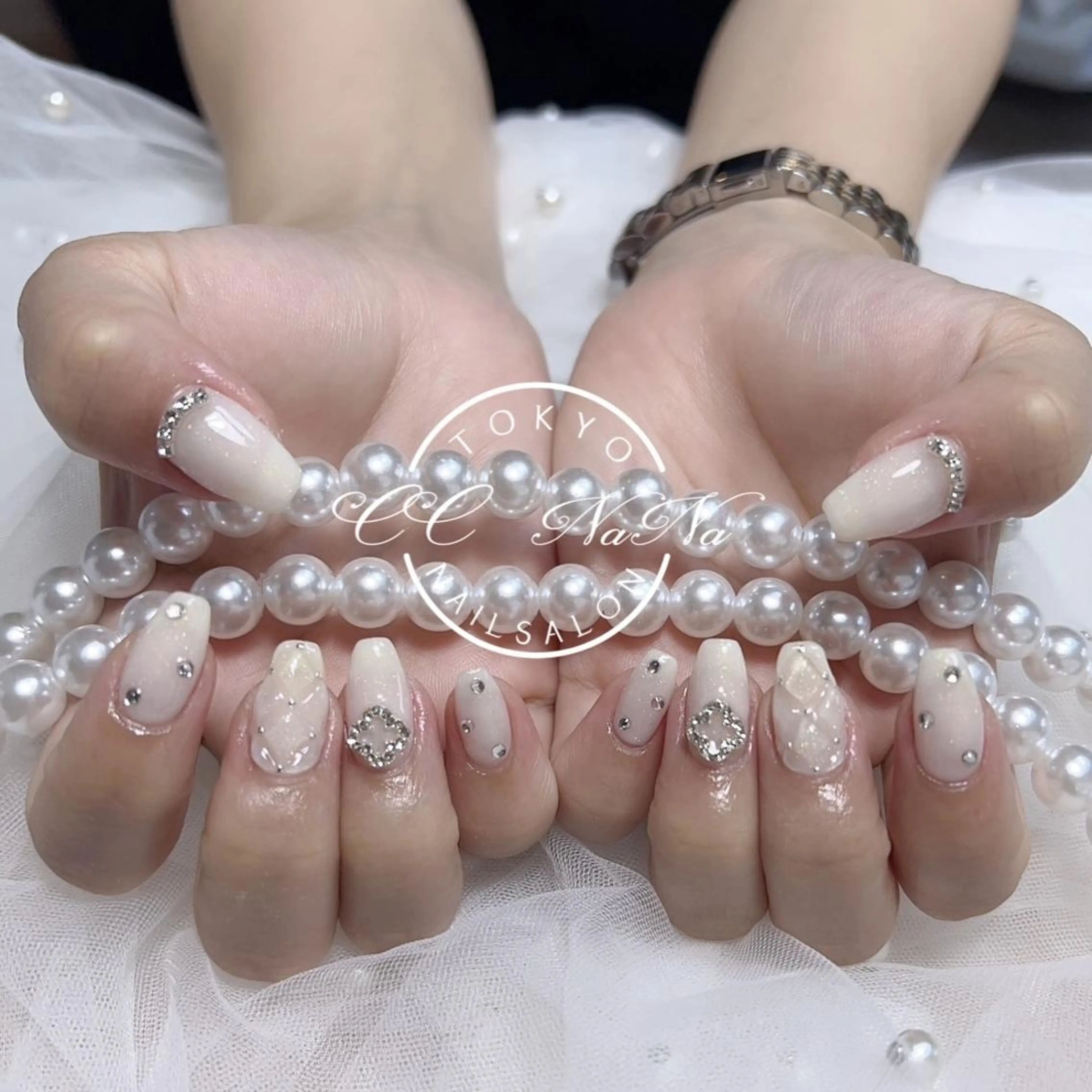 ネイル CC  NaNa ワンホンネイル🌙のネイルデザイン