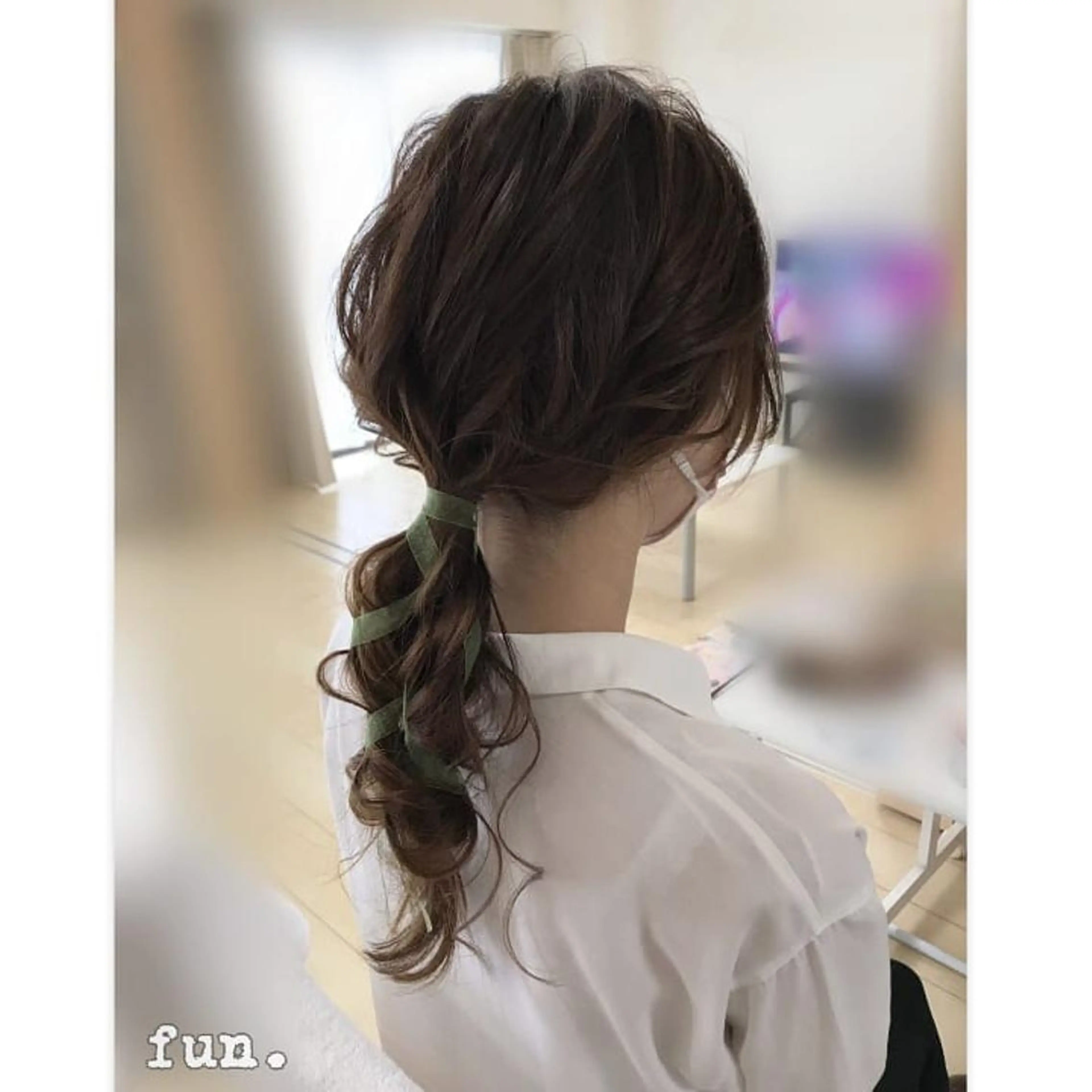 ミディアム ヘアアレンジ fun./ヘアセット /エクステ/着付のヘアスタイル