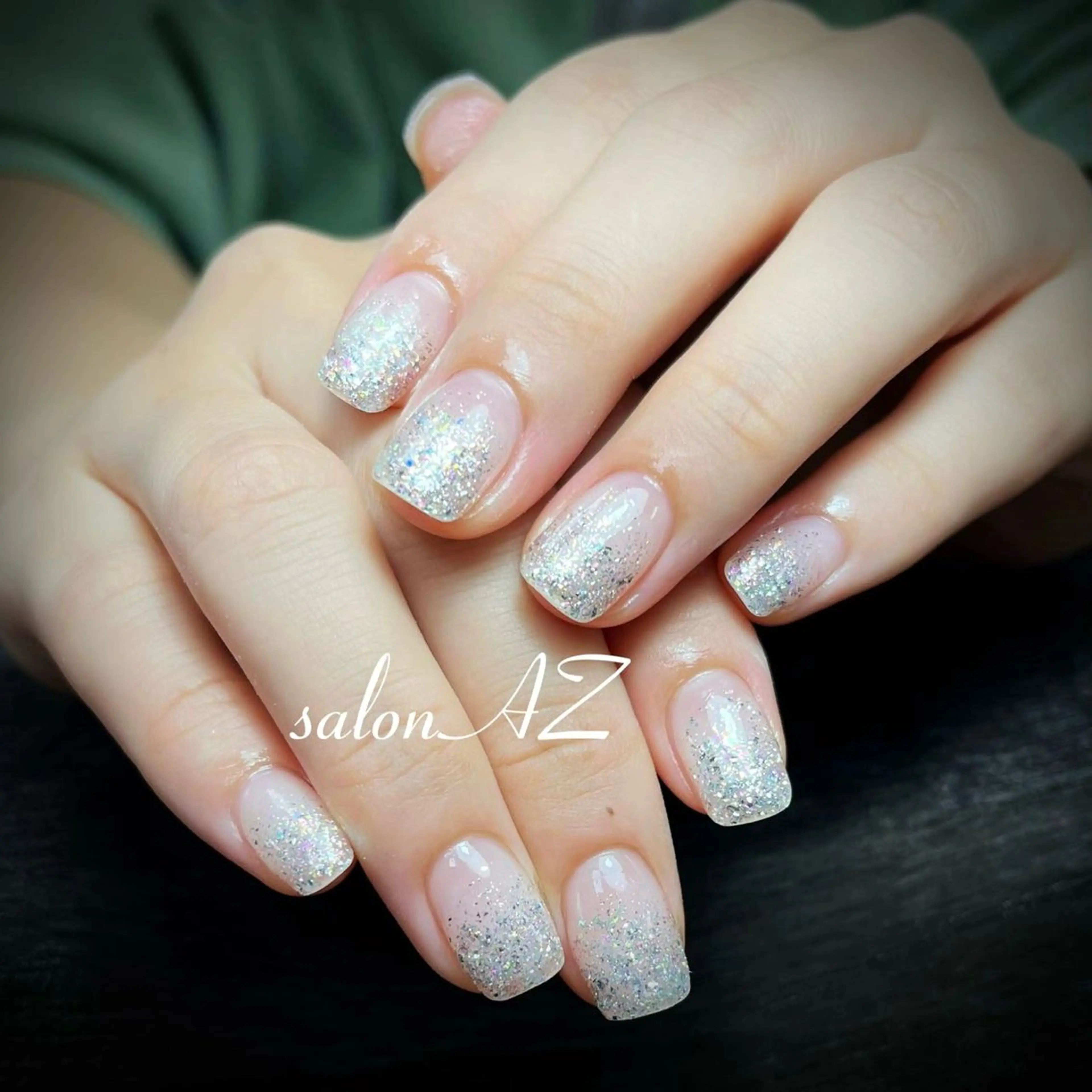 ネイル ラメ(グリッター) ラメグラデーション salonAZ トップネイリストのネイルデザイン