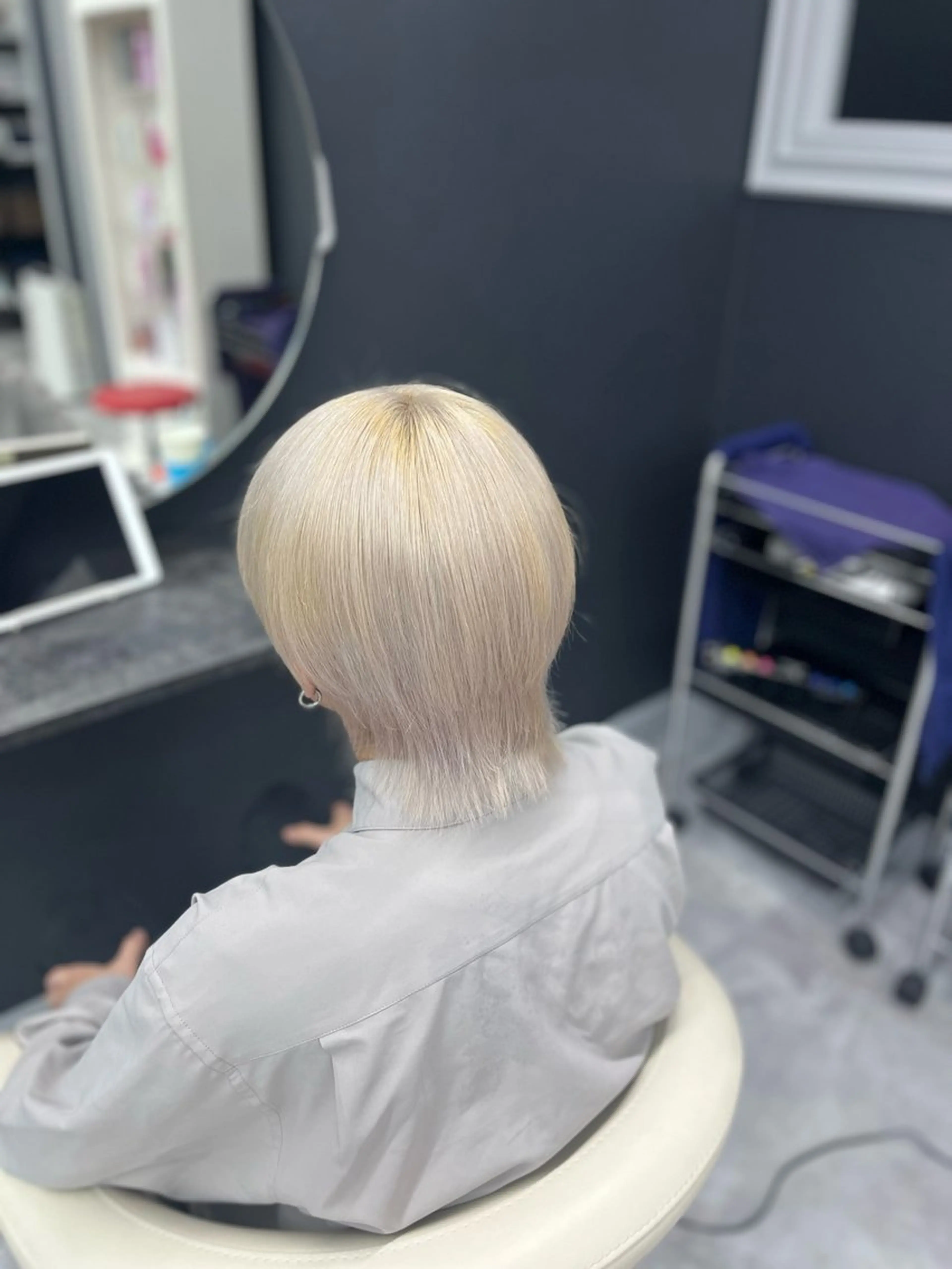 ショート カラー メンズ ヘアカラー トリートメント White梅田  ／ COCOのヘアスタイル