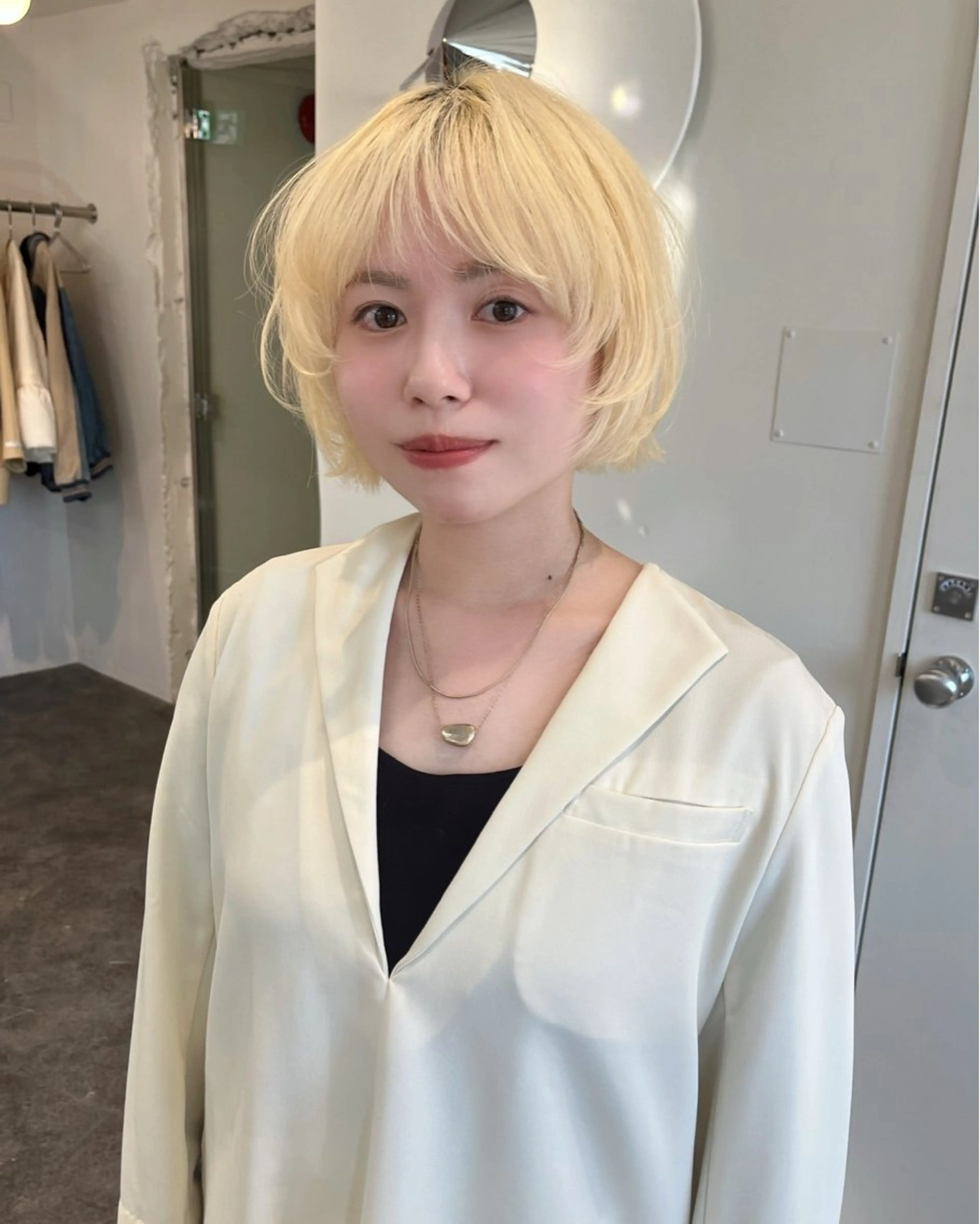 ショート カット ヘアカラー トリートメント レイヤー/ケアパーマ /ニュアンス/モードのヘアスタイル