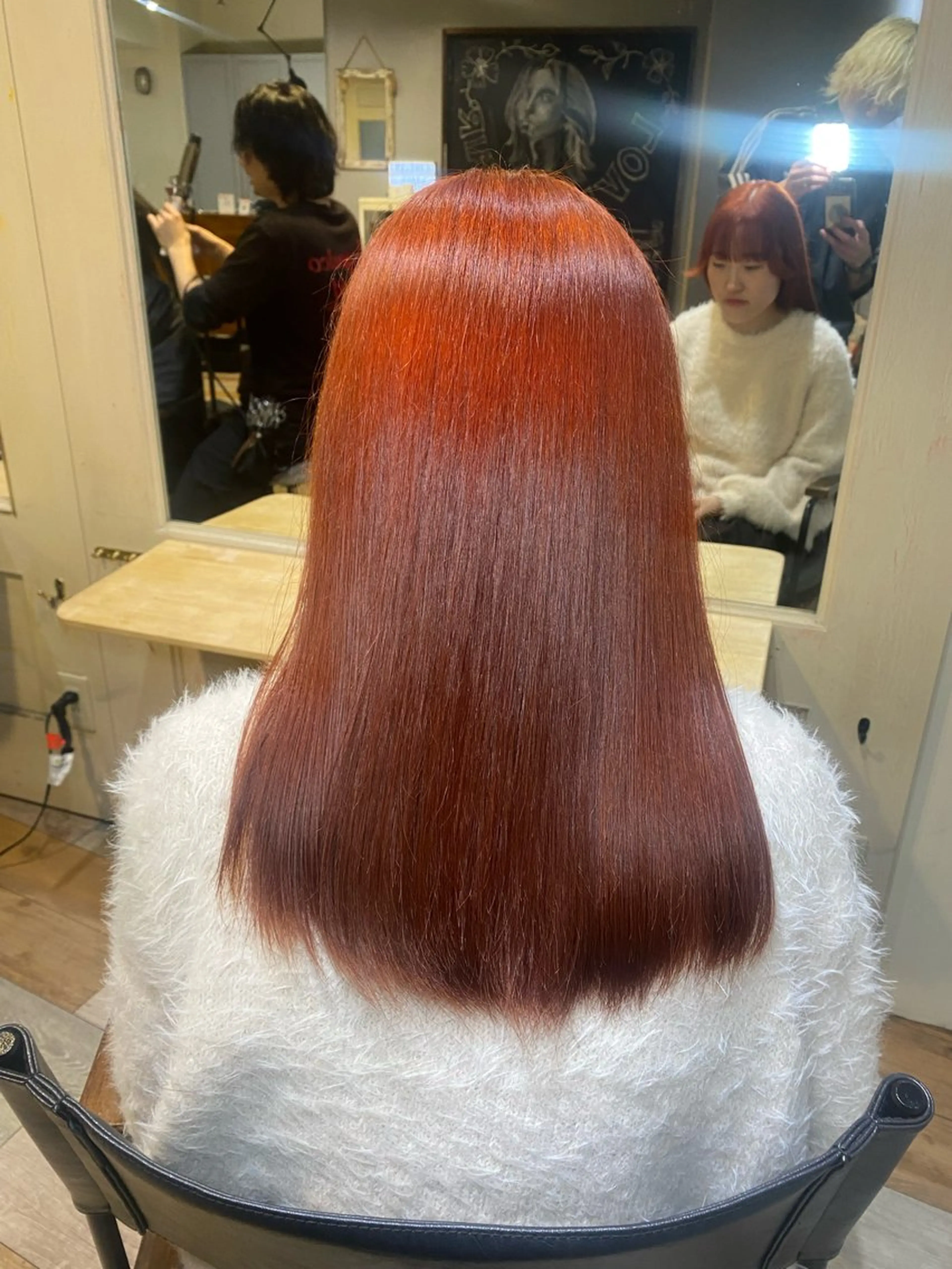 セミロング ヘアカラー HAIR SALON M Fe's 池袋所属・メンズカット/パーマ 艶カラーTAIGA︎のヘアスタイル