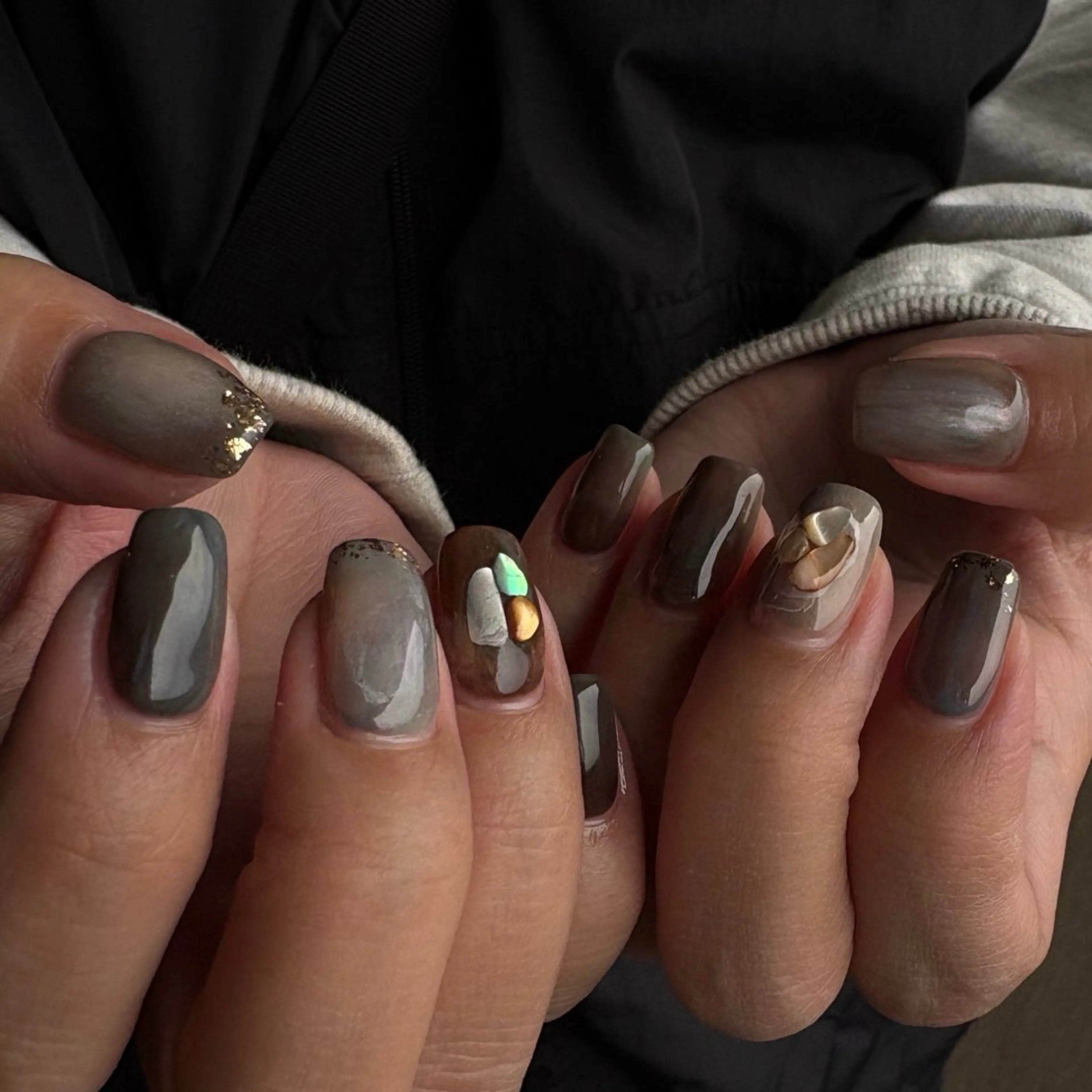 ネイル ニュアンスネイル ハンドネイル amuse⭐︎ ニュアンス韓国ネイルのネイルデザイン