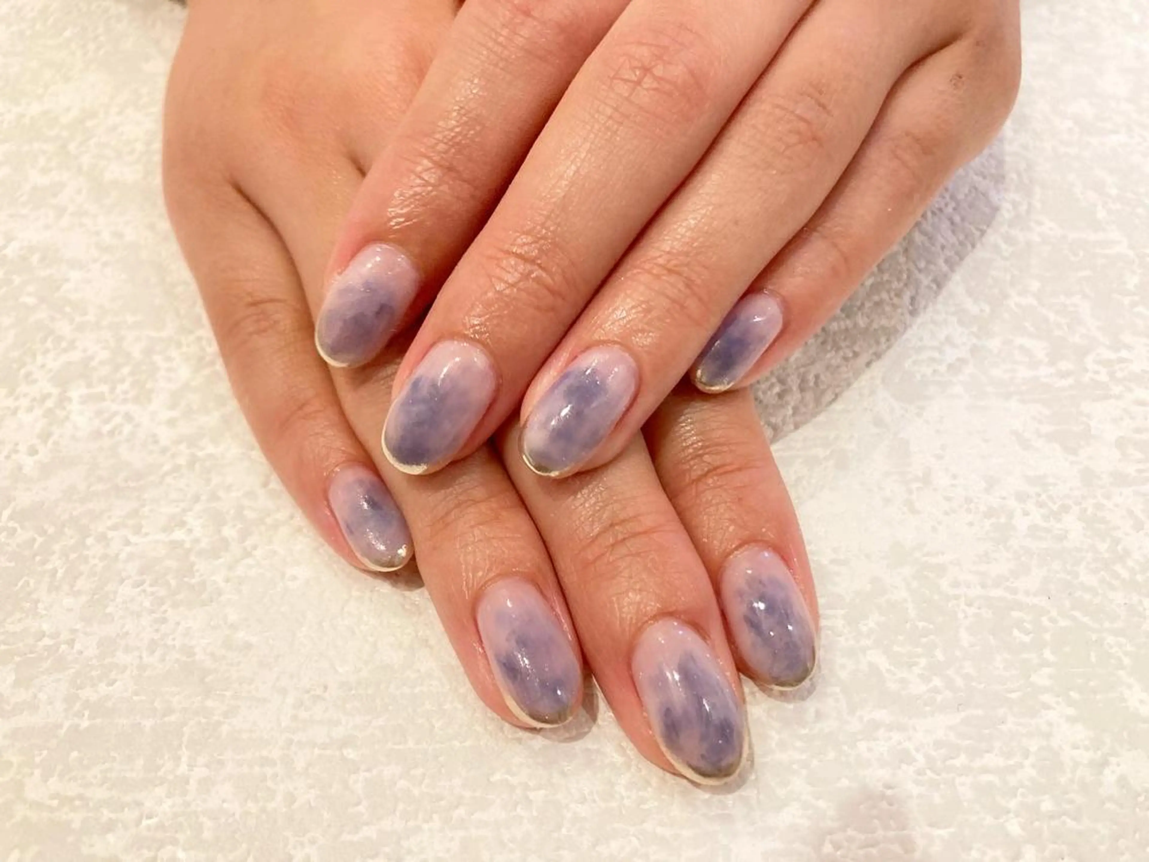 ネイル フレンチネイル ミラーネイル Lisa’s Salonのネイルデザイン