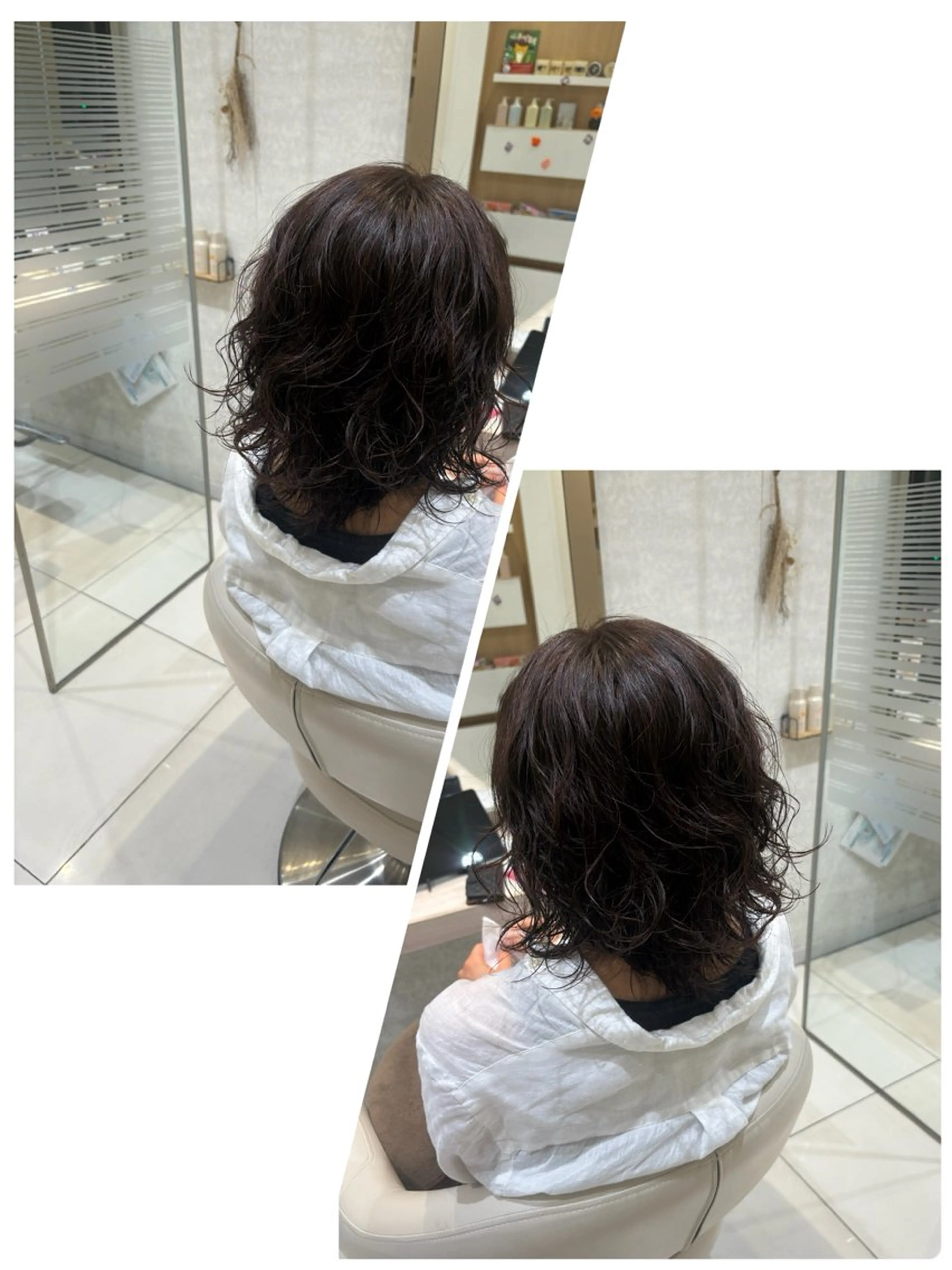 ミディアム 🦉西野 🦊真裕のヘアスタイル